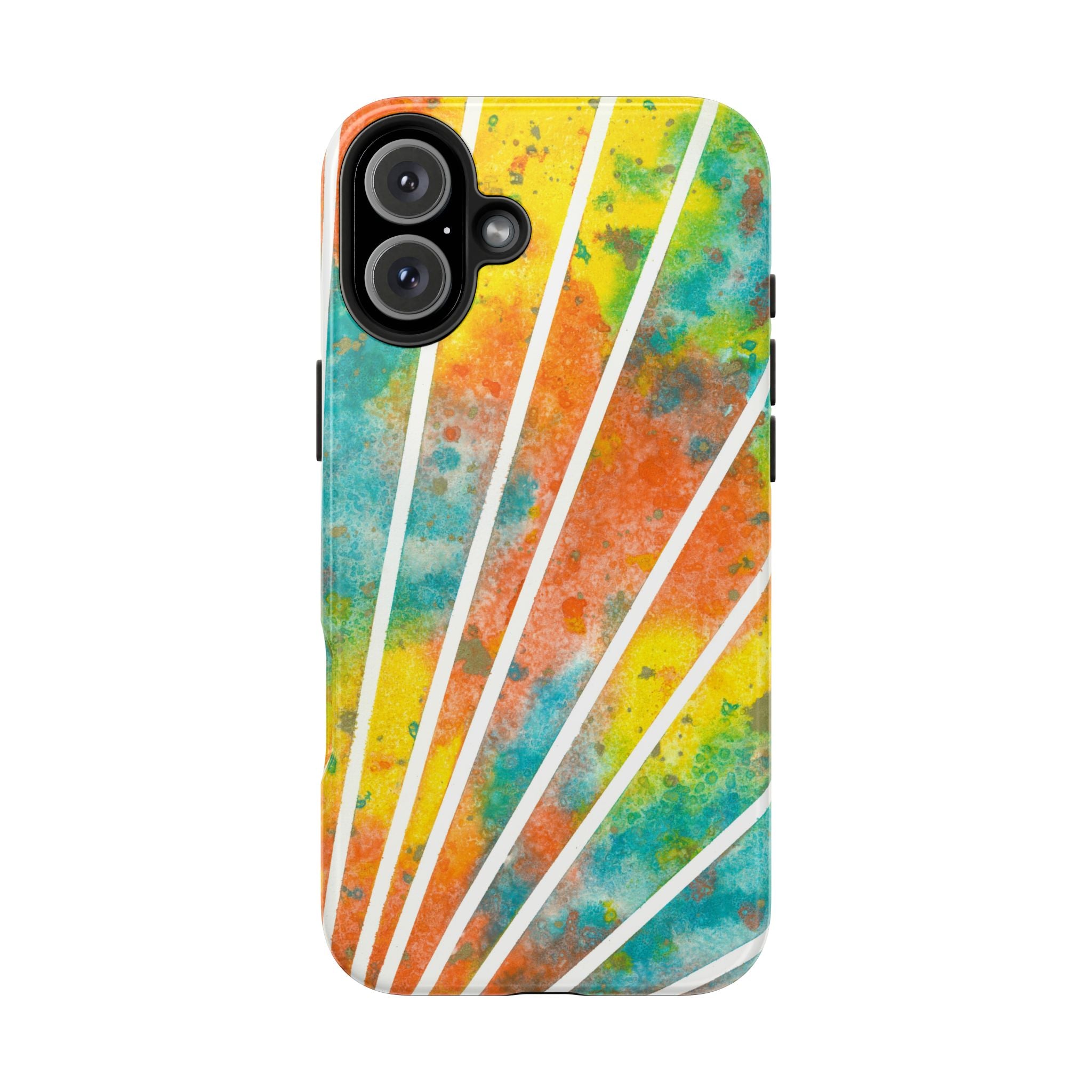 Tough Phone Case - All iPhones and Samsung Galaxys - Exciting Abstract Design #101 Your Energy Radiates
