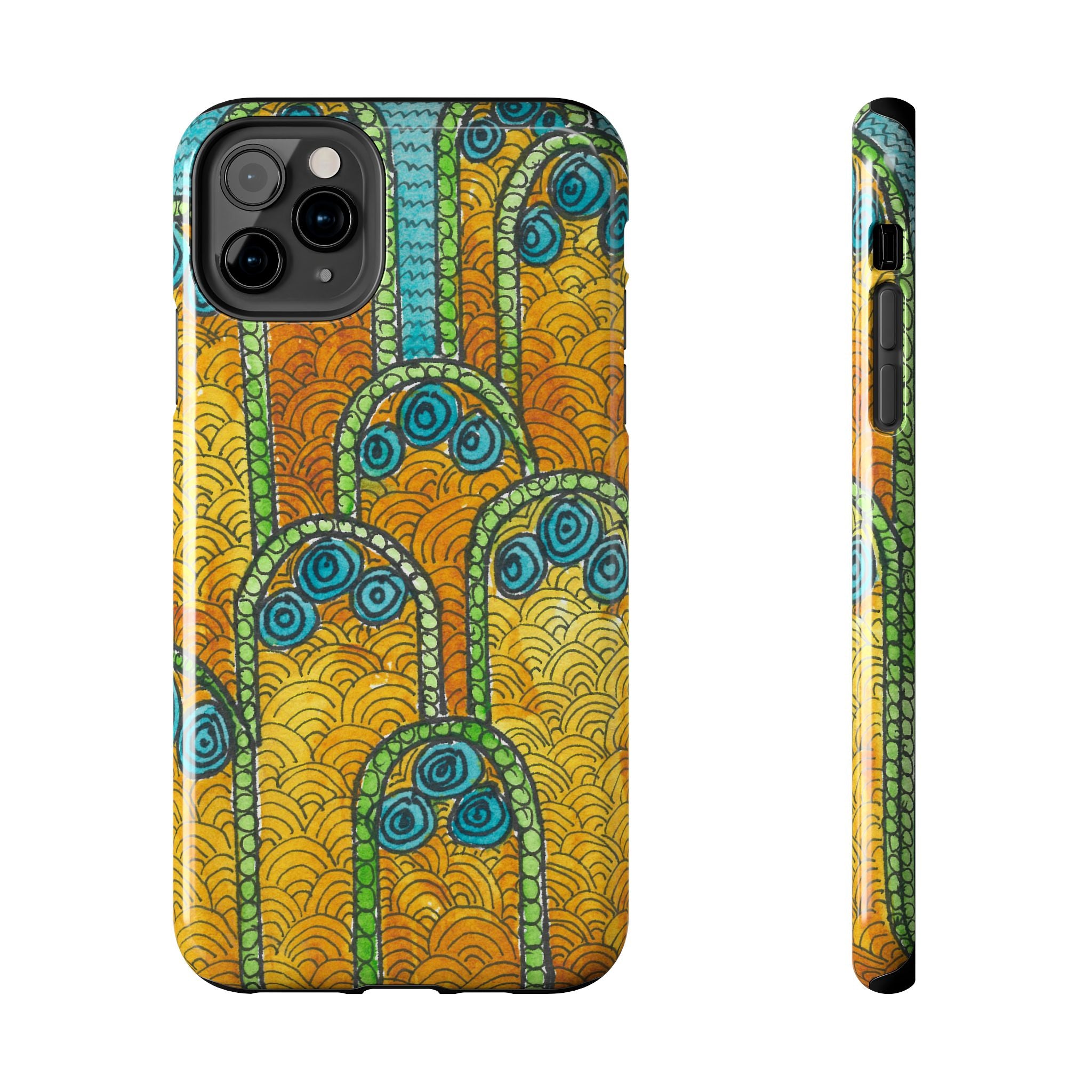 Tough Phone Case - All iPhones and Samsung Galaxys - Exciting Abstract Design #87 Belgrade Impressions - Serbia