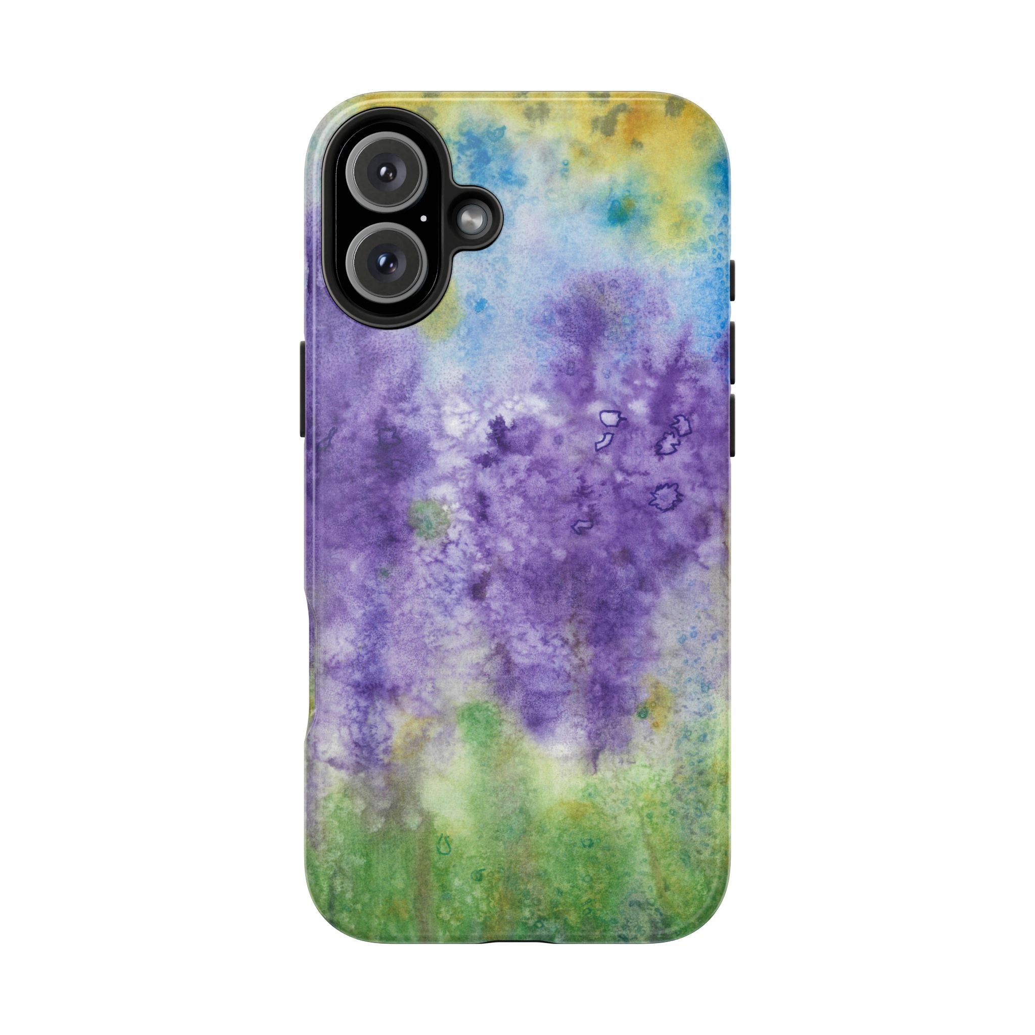 Tough Phone Case - All iPhones and Samsung Galaxys - Exciting Abstract Design #74 Lavender Fields