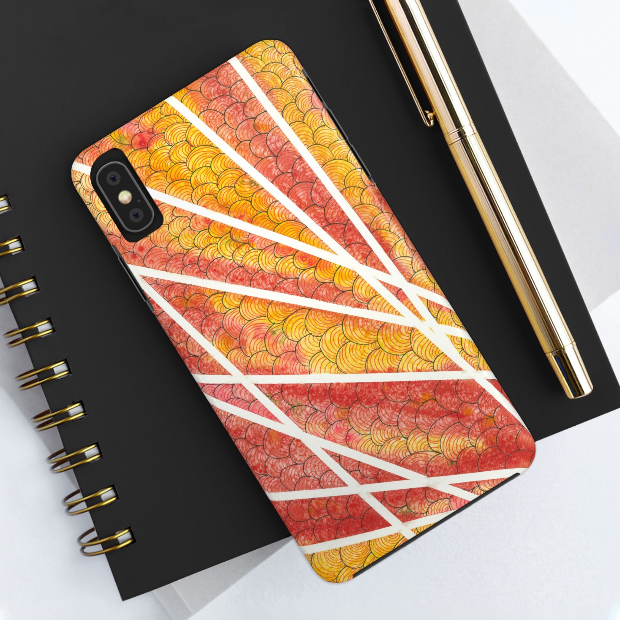 Tough Phone Case - All iPhones and Samsung Galaxys - Exciting Abstract Design #67 Max Mimosa