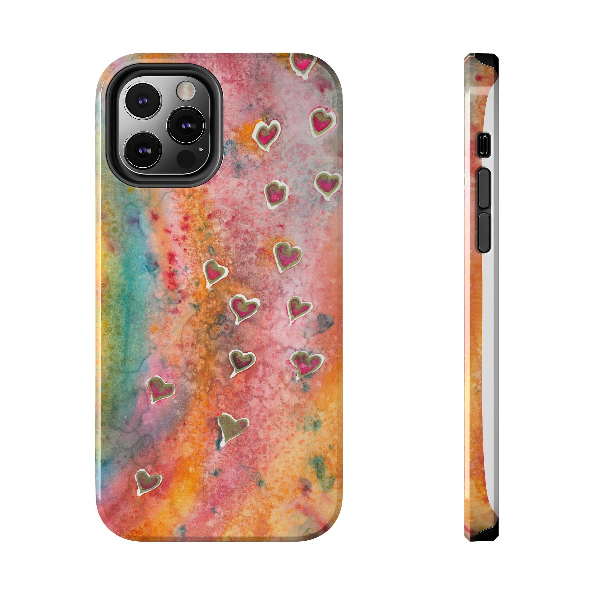 Tough Phone Case - All iPhones and Samsung Galaxys - Exciting Abstract Design #96 Love, Friendship, integrity