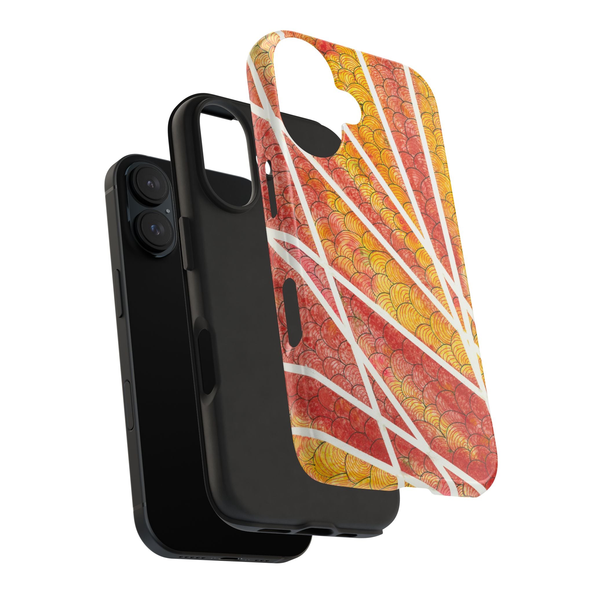 Tough Phone Case - All iPhones and Samsung Galaxys - Exciting Abstract Design #67 Max Mimosa