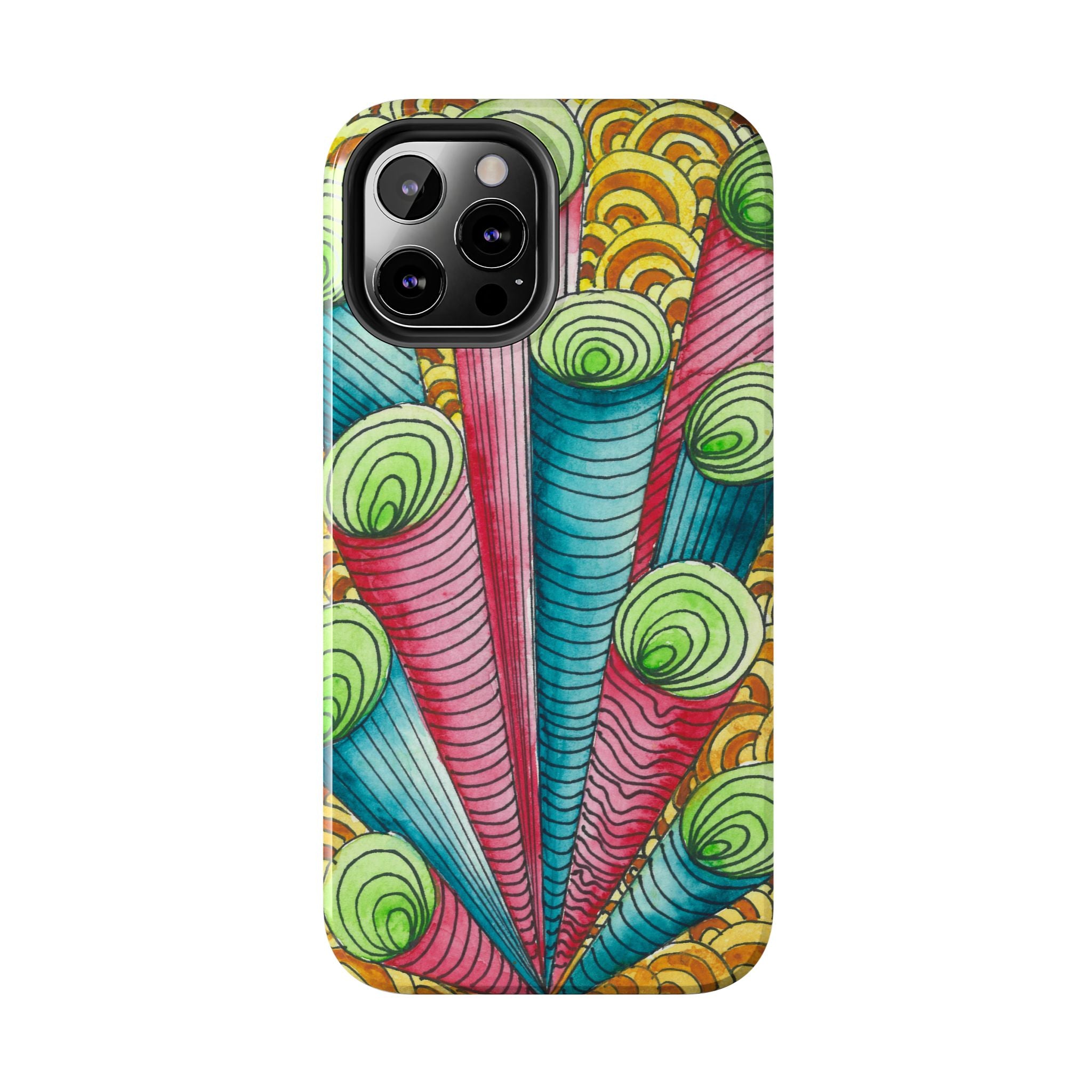 Tough Phone Case - All iPhones and Samsung Galaxys - Exciting Abstract Design #93 On A Mission