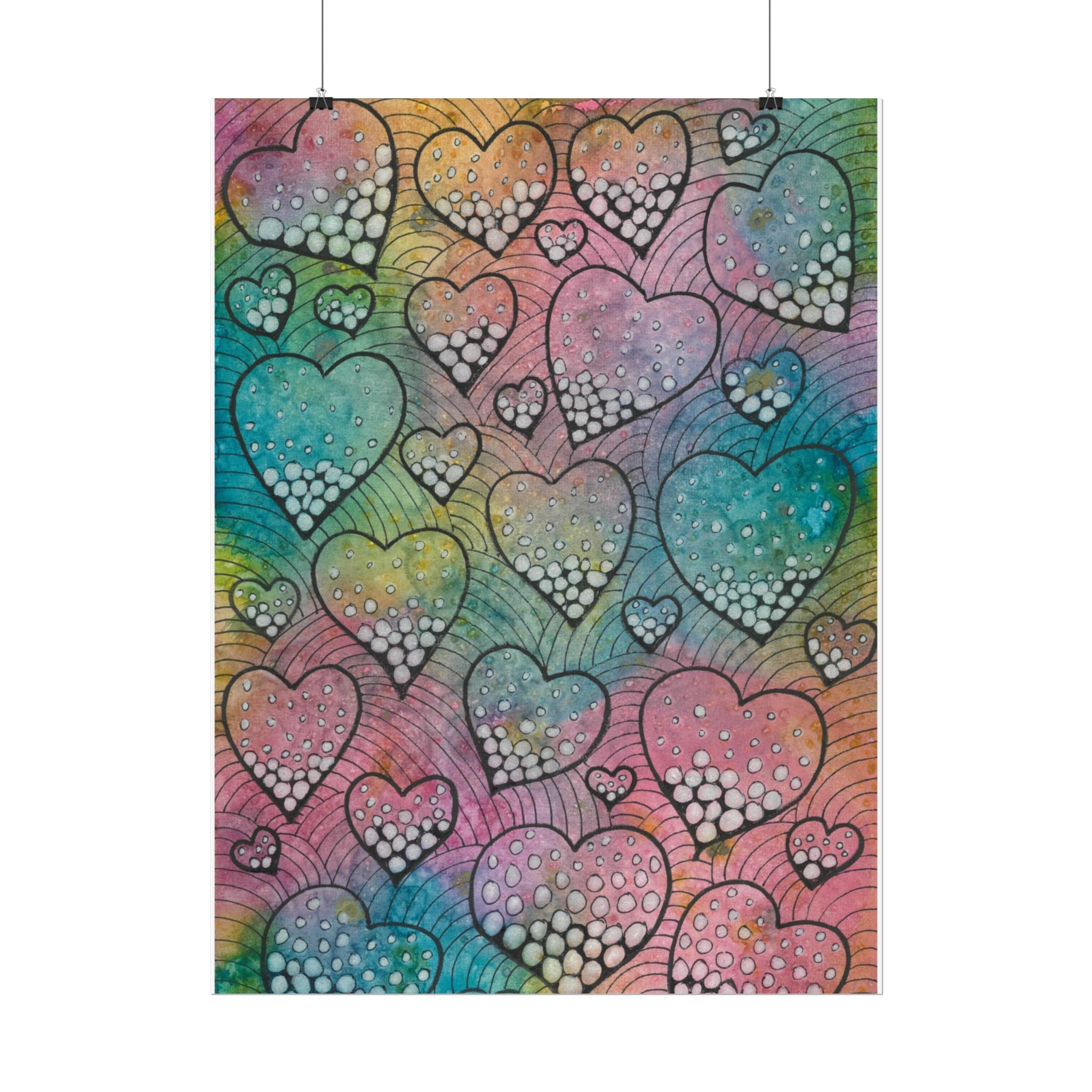 Large Colourful Wall Art, Posters & Prints, For Office, Bedroom or Living Room, or Special Gift #97 What's Love Got To Do With It?