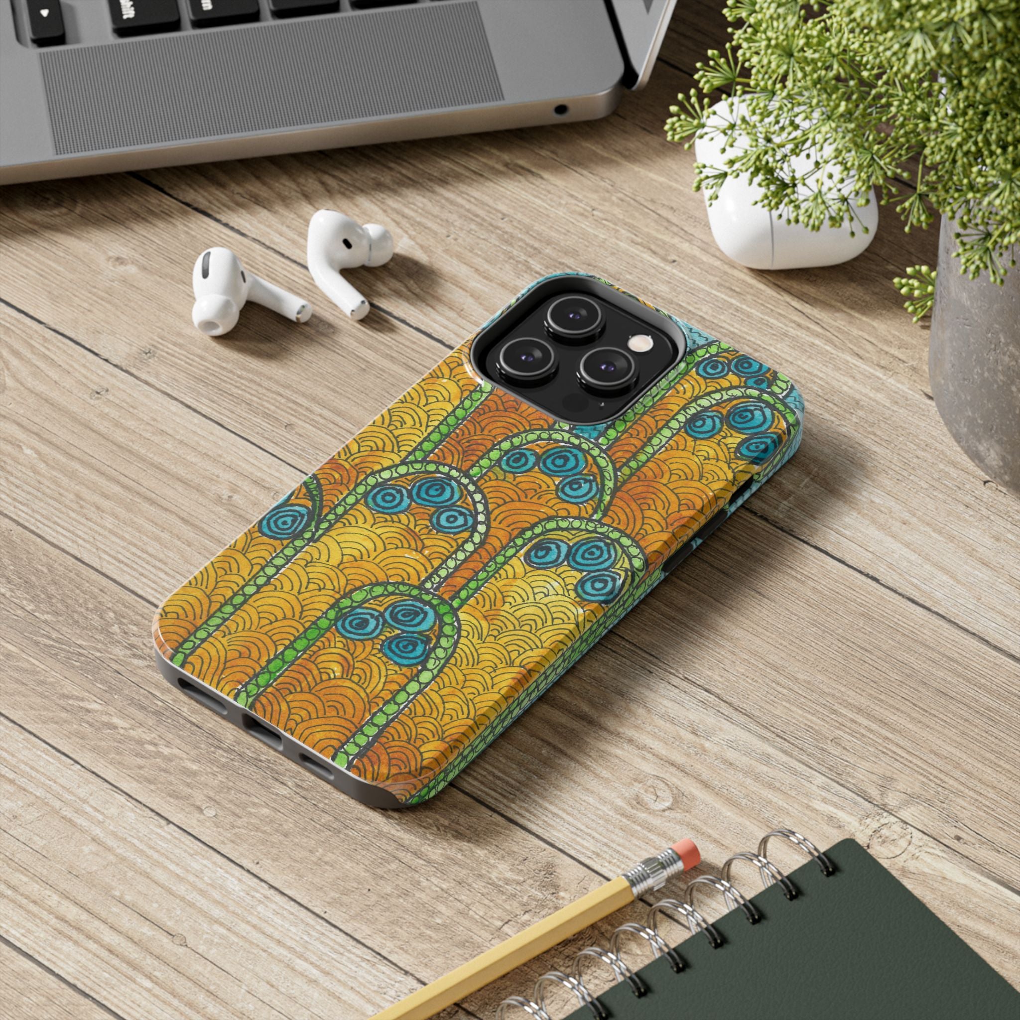 Tough Phone Case - All iPhones and Samsung Galaxys - Exciting Abstract Design #87 Belgrade Impressions - Serbia
