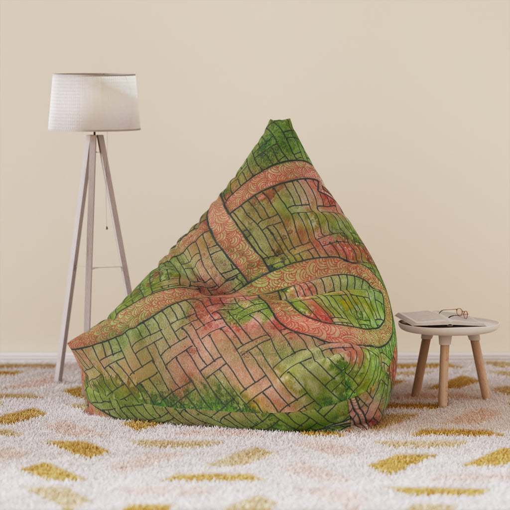 Bean Bag Chair Covers For Indoor & Outdoor - 2 Sizes - Exciting Abstract Design #57 Celtic Flavours