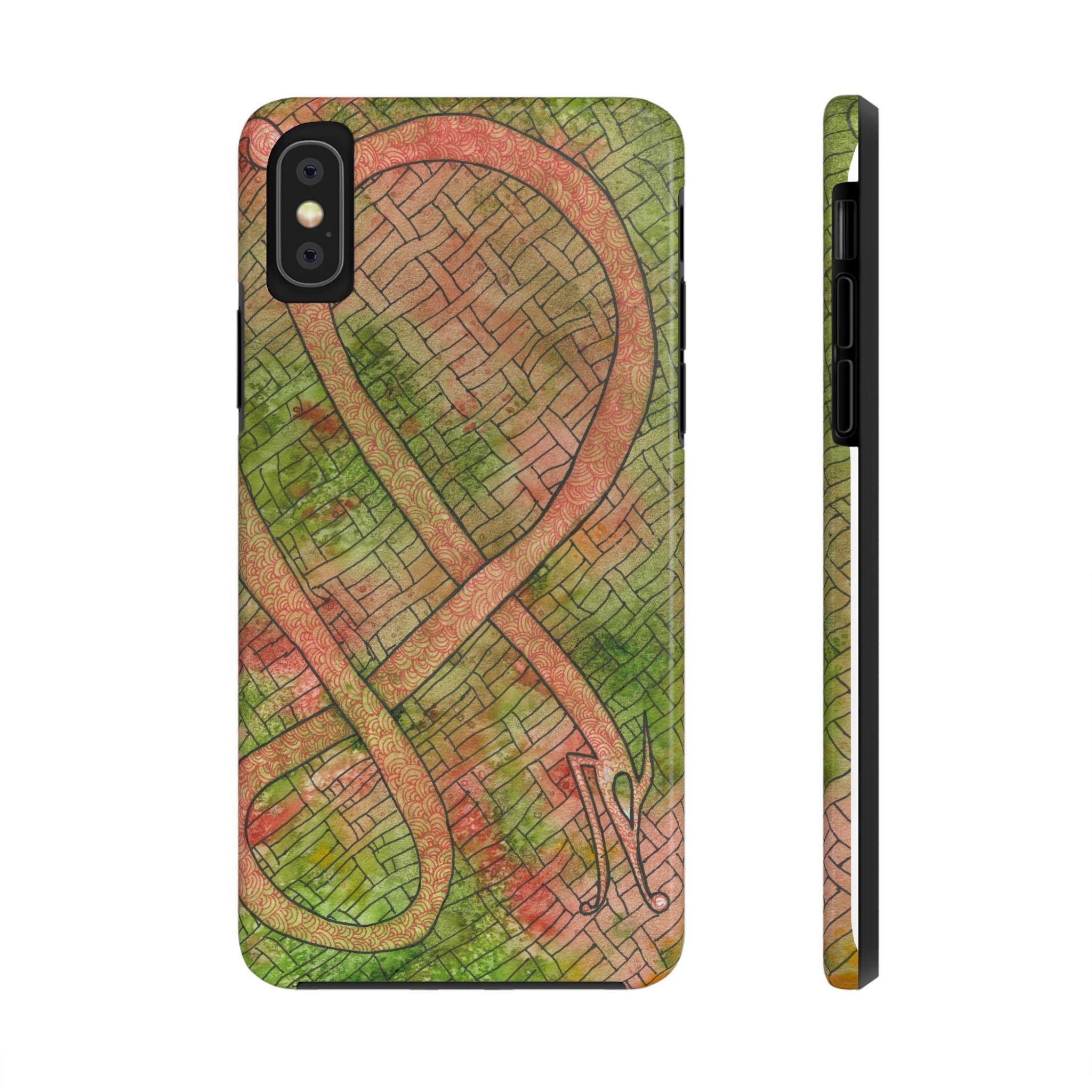 Tough Phone Case - All iPhones and Samsung Galaxys - Exciting Abstract Design #57 Celtic Flavours