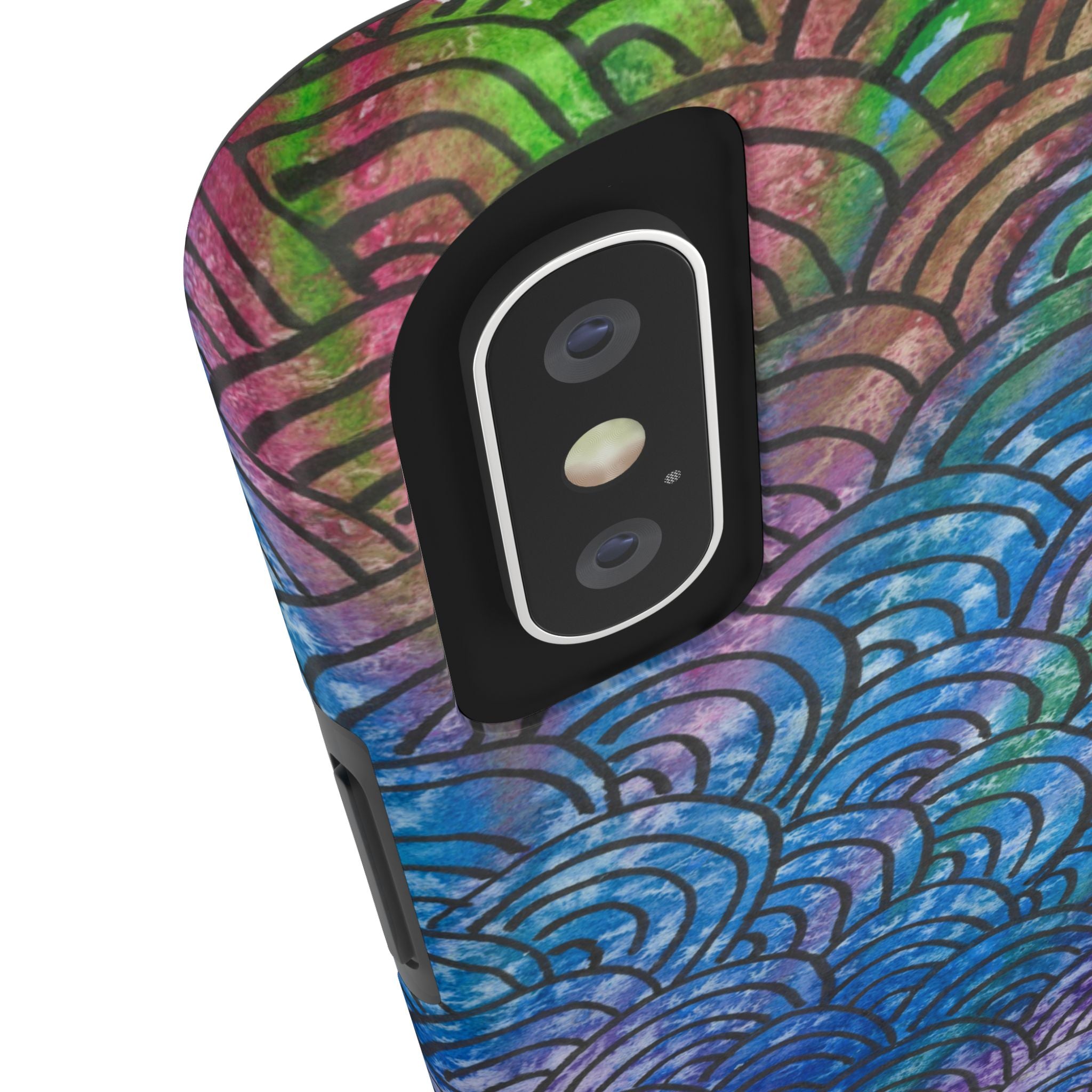 Tough Phone Case - All iPhones and Samsung Galaxys - Exciting Abstract Design #84 Ah! The Past