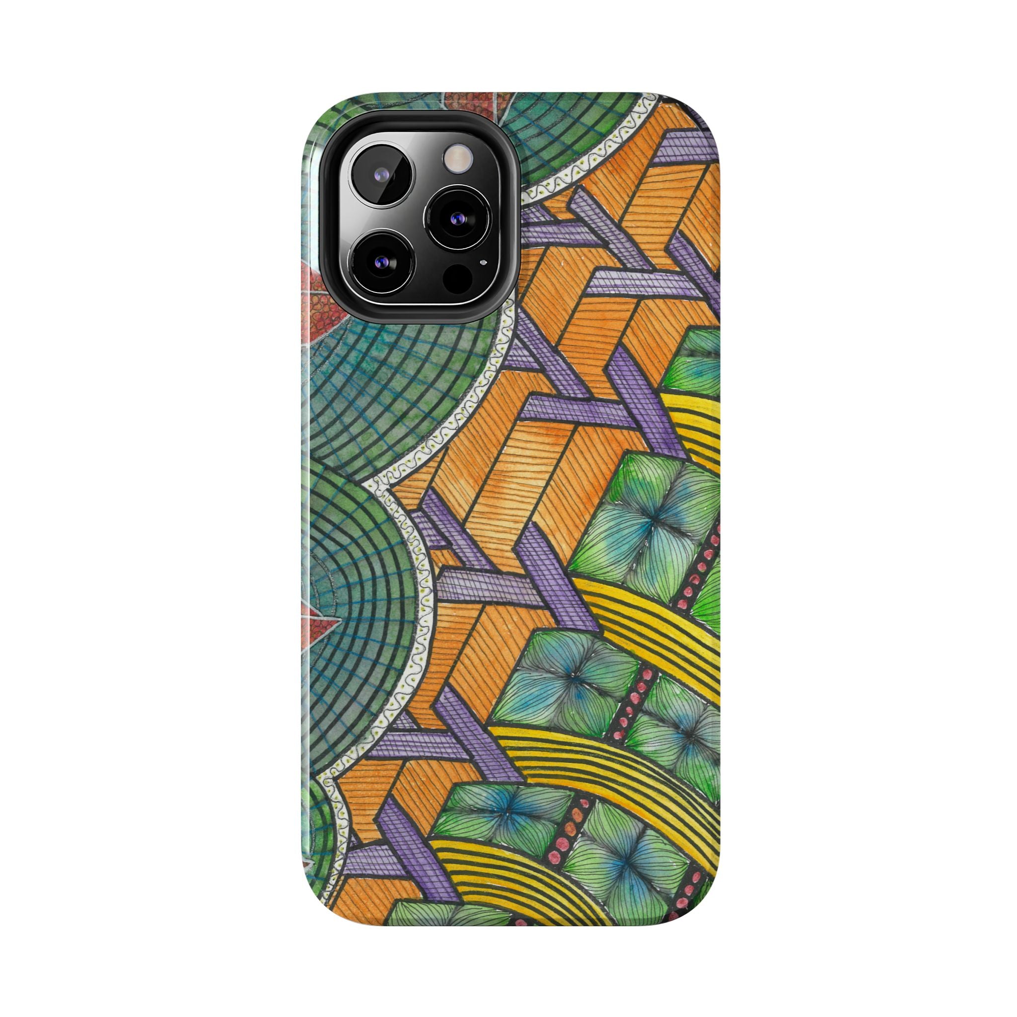 Tough Phone Case - All iPhones and Samsung Galaxys - Exciting Abstract Design #31 T'Eye Land