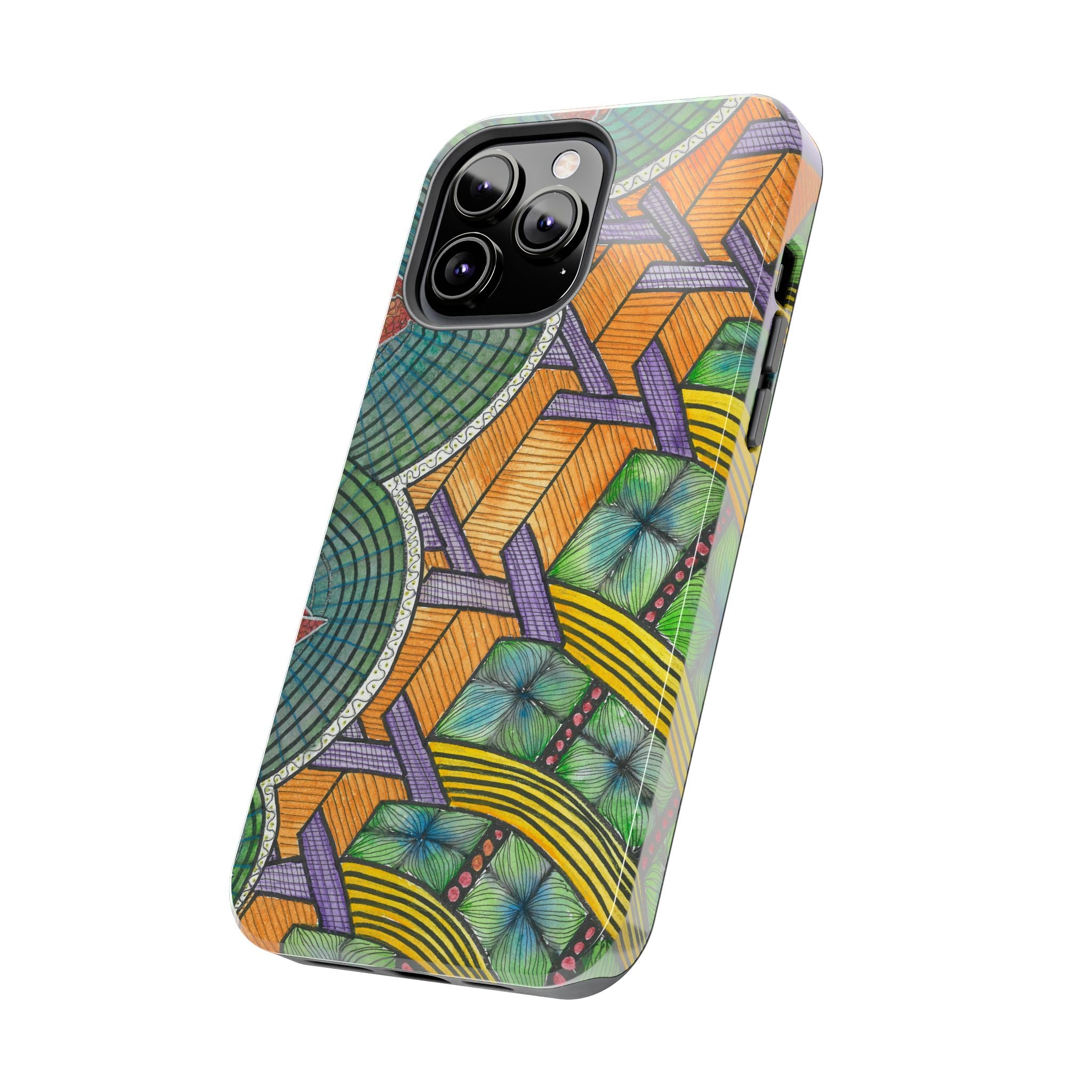 Tough Phone Case - All iPhones and Samsung Galaxys - Exciting Abstract Design #31 T'Eye Land