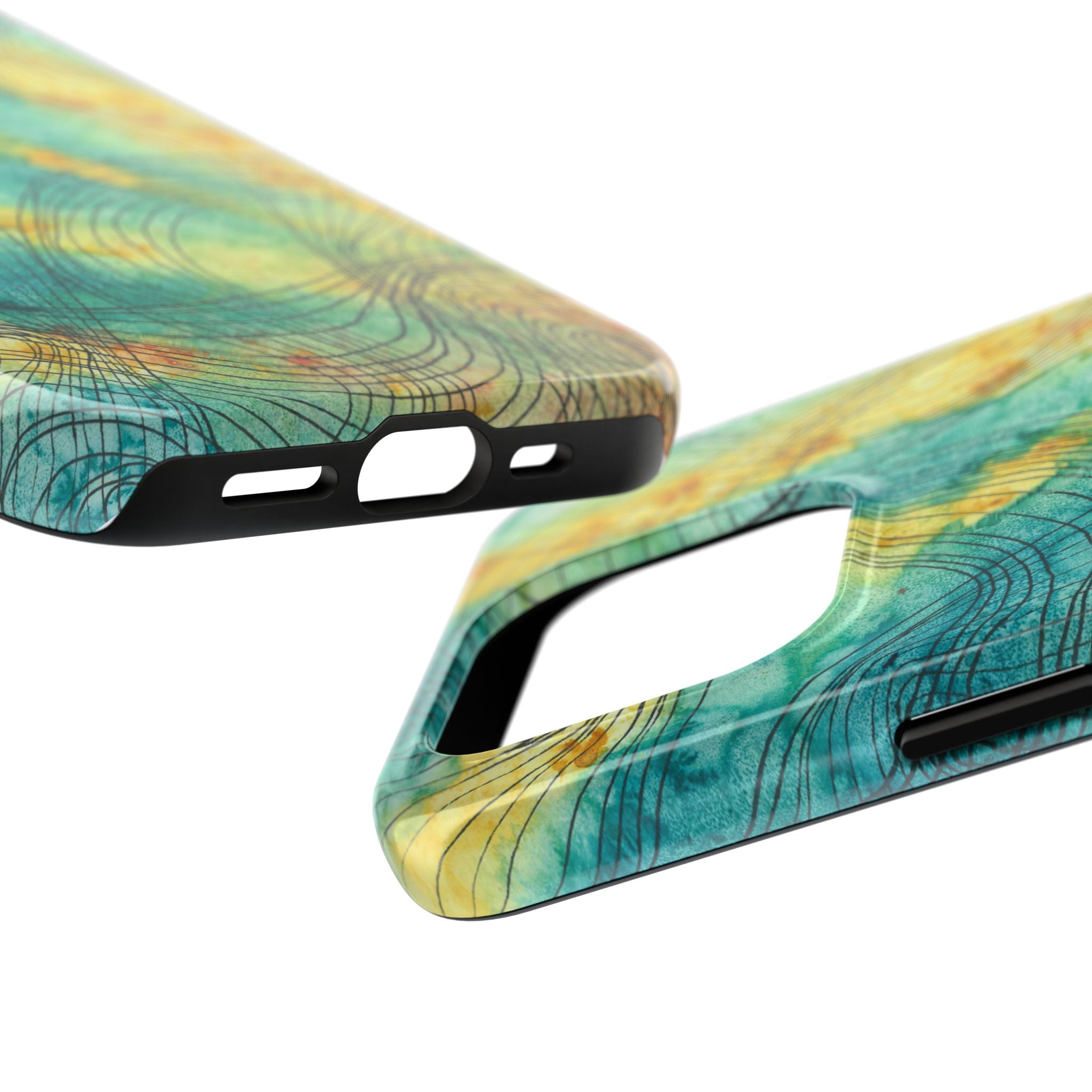 Tough Phone Case - All iPhones and Samsung Galaxys - Exciting Abstract Design #81 The Only Way Is Up
