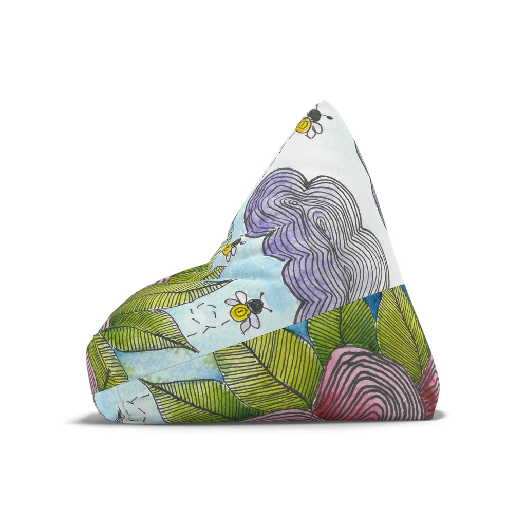 Bean Bag Chair Covers For Indoor & Outdoor - 2 Sizes - Exciting Abstract Design #4 Bloom'n
