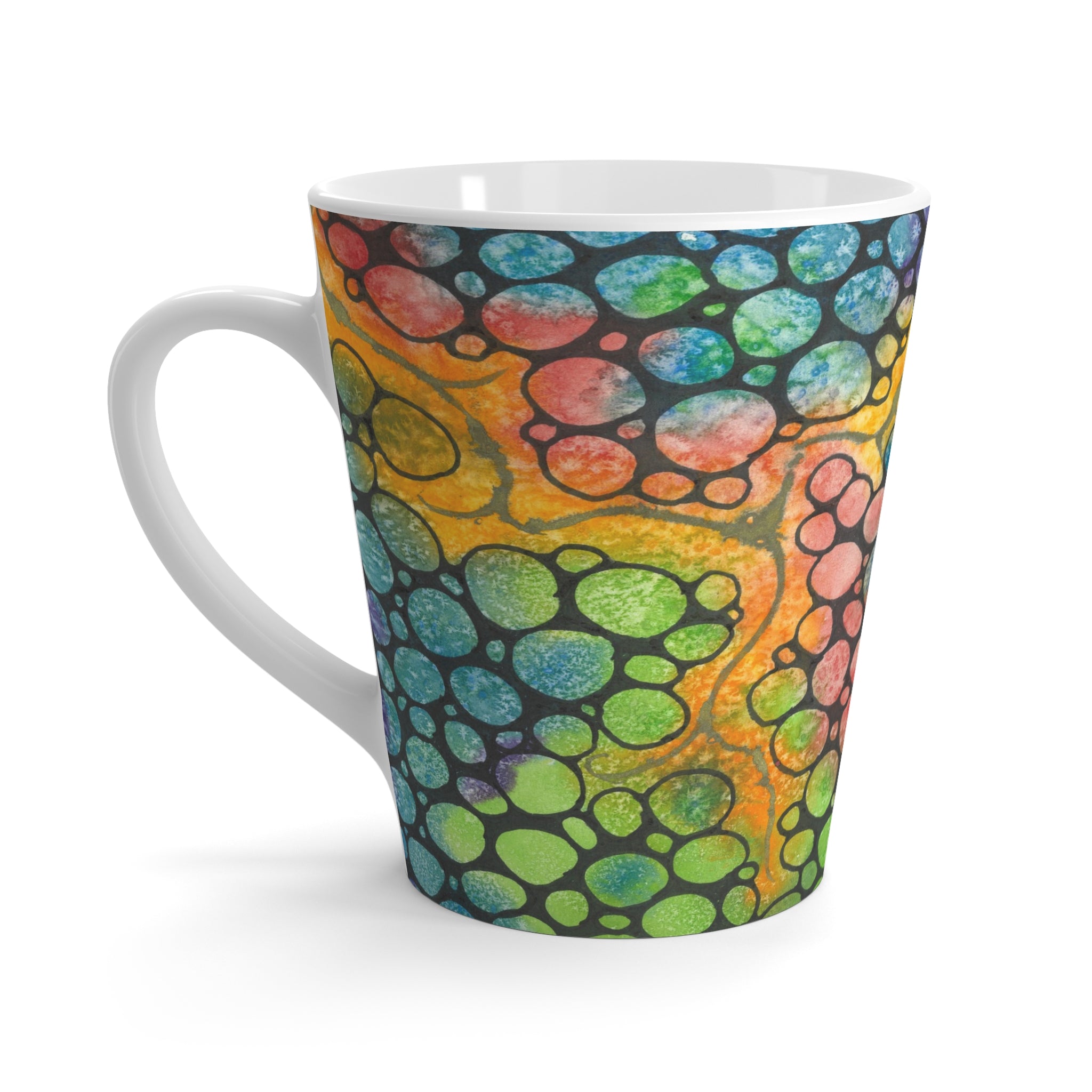 Coffee Mugs and Cups. Colourful Abstract Designs. Perfect for Home, Office or Special Gift #77 River Of Dreams