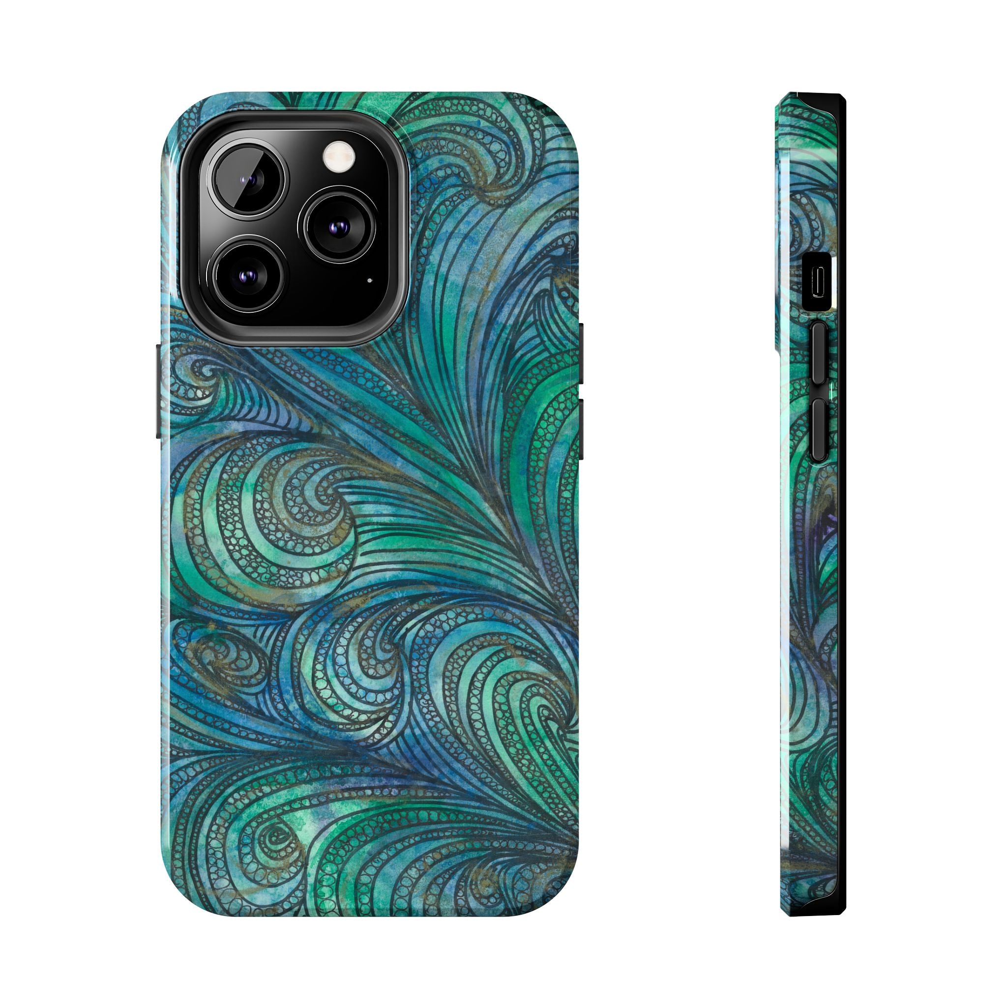 Tough Phone Case - All iPhones and Samsung Galaxys - Exciting Abstract Design #71 Call Of The Sea