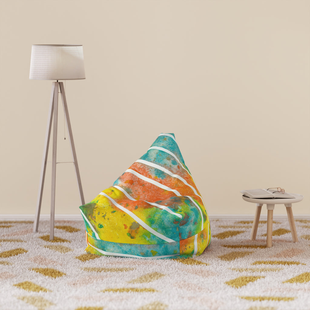 Bean Bag Chair Covers For Indoor & Outdoor - 2 Sizes - Exciting Abstract Design #101 Your Energy Radiates
