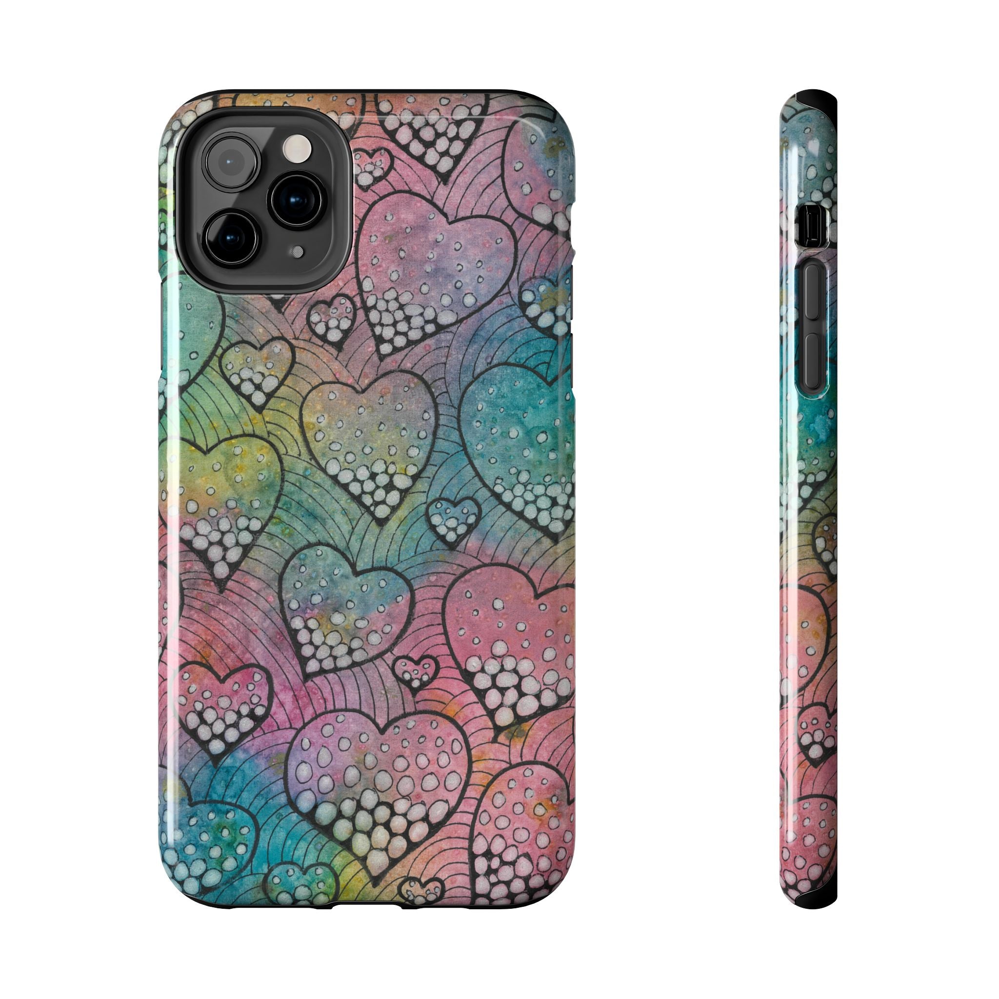 Tough Phone Case - All iPhones and Samsung Galaxys - Exciting Abstract Design #97 What's Love Got To Do With It