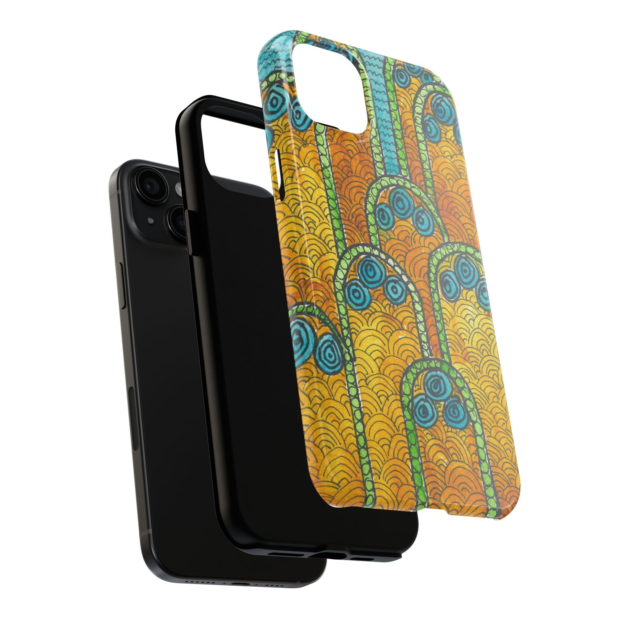 Tough Phone Case - All iPhones and Samsung Galaxys - Exciting Abstract Design #87 Belgrade Impressions - Serbia