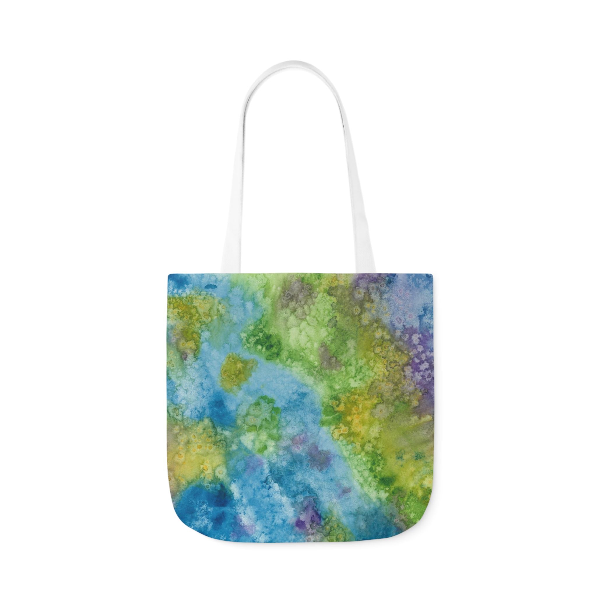 Canvas Tote Bags, Colourful Abstract Designs, 5-Color Straps, 3 Sizes.  For Family and friends or a Special Gift #60 Happy Holidays