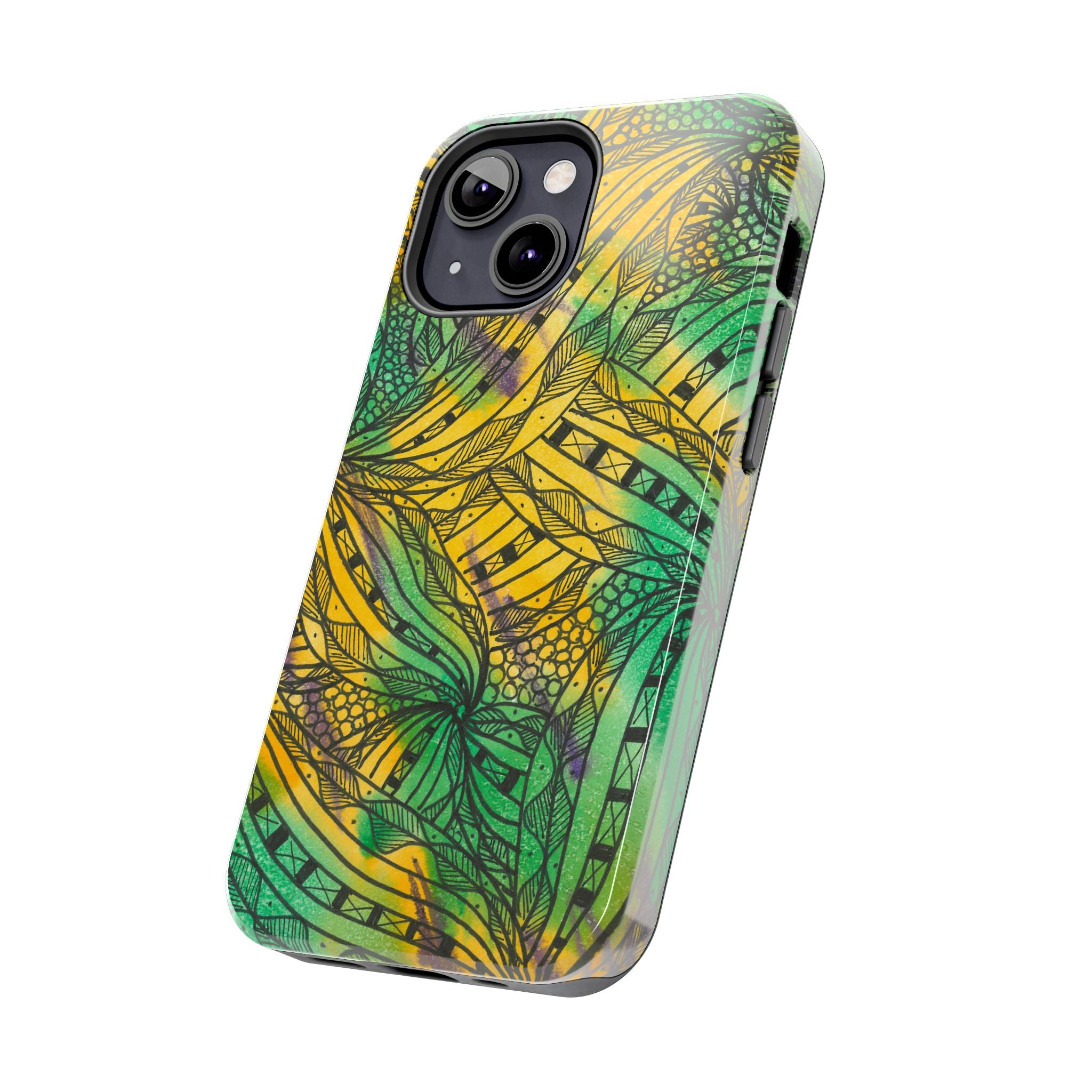 Tough Phone Case - All iPhones and Samsung Galaxys - Exciting Abstract Design #37 Shubbery!