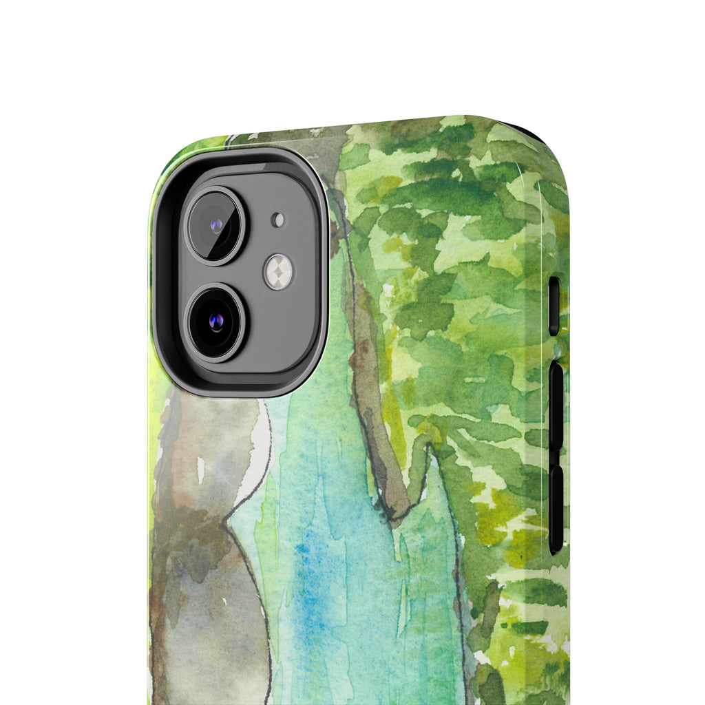 Tough Phone Case - All iPhones and Samsung Galaxys - Exciting Abstract Design #88 Tara River - Montenegro