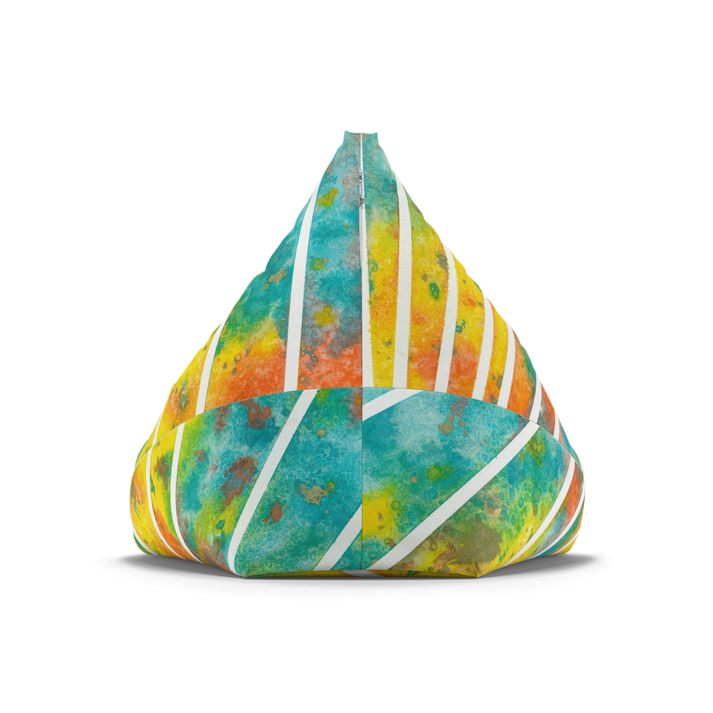 Bean Bag Chair Covers For Indoor & Outdoor - 2 Sizes - Exciting Abstract Design #101 Your Energy Radiates