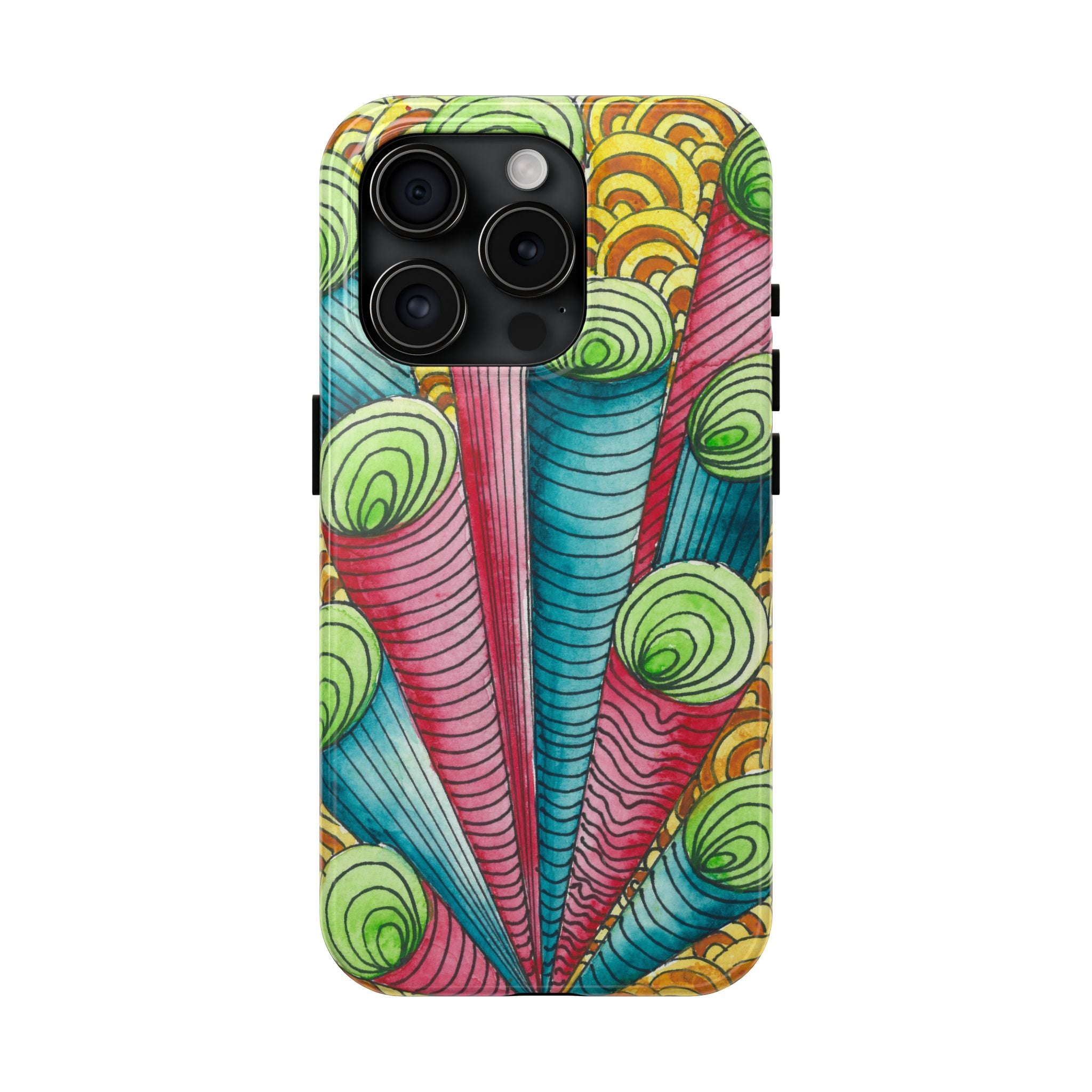 Tough Phone Case - All iPhones and Samsung Galaxys - Exciting Abstract Design #93 On A Mission