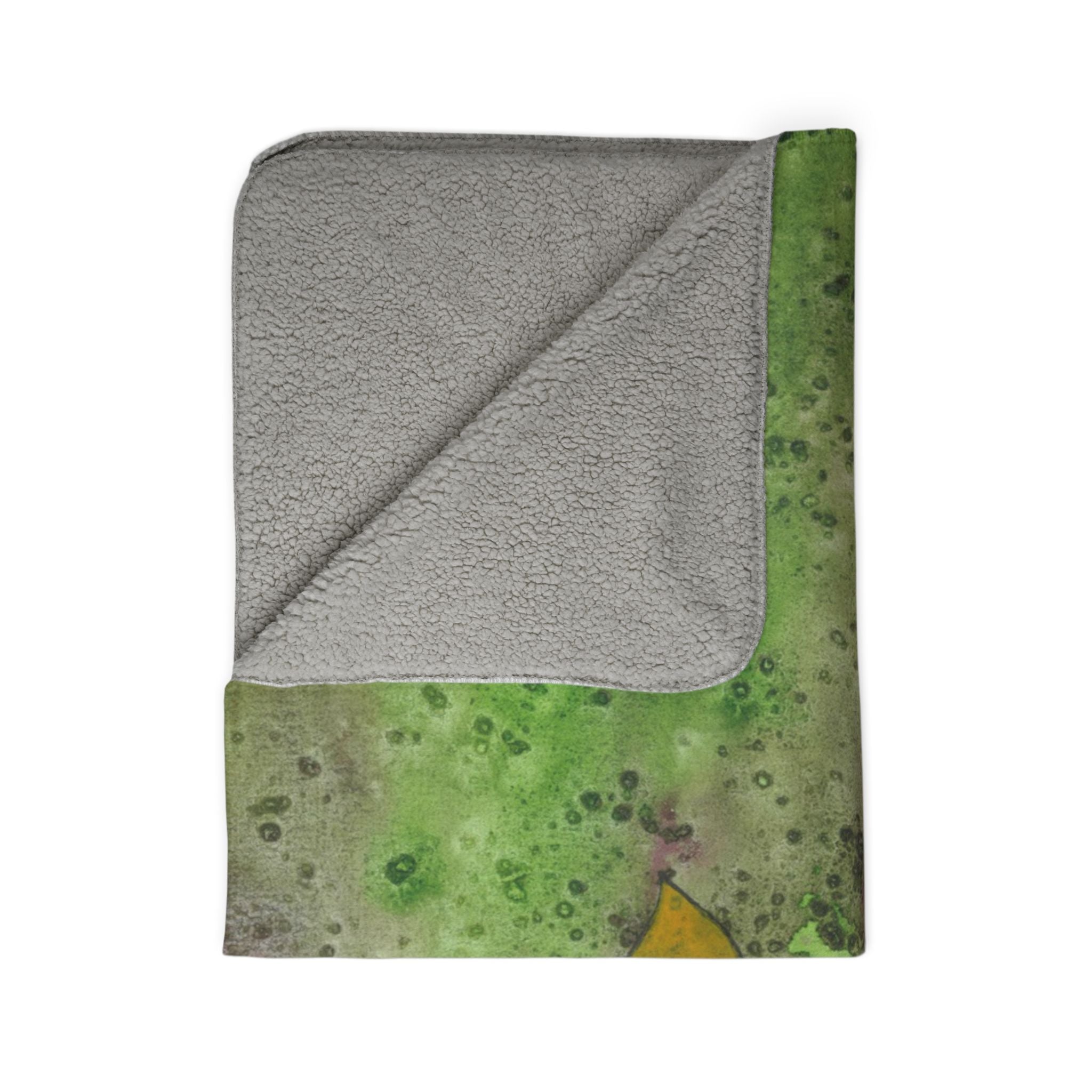 Fleece Throw Blanket, Textured Sherpa Underside, Hemmed, 2 Sizes. Colourful Abstract Design. Perfect for Bedroom, Living Room, or Special Gift #98 HOPE