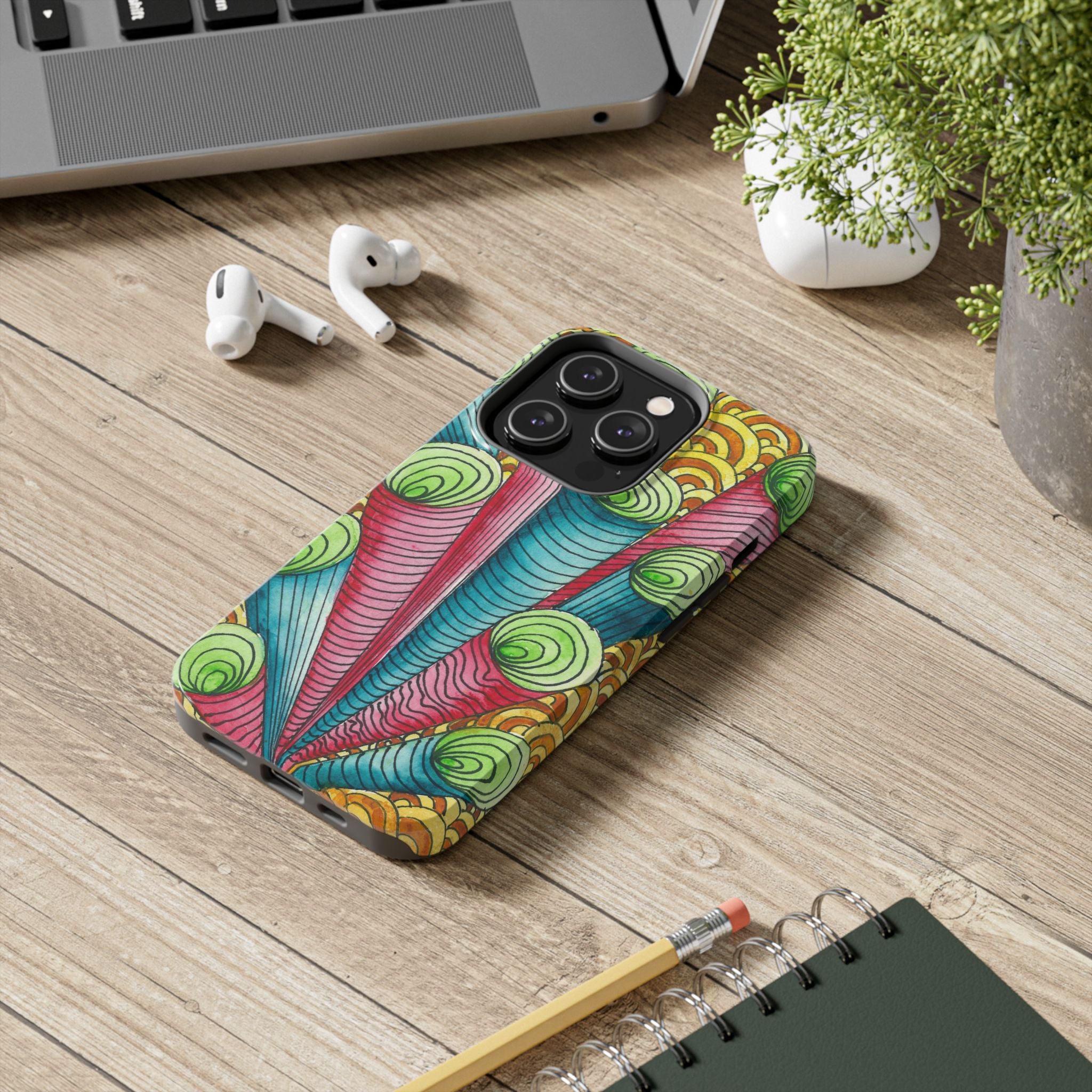 Tough Phone Case - All iPhones and Samsung Galaxys - Exciting Abstract Design #93 On A Mission