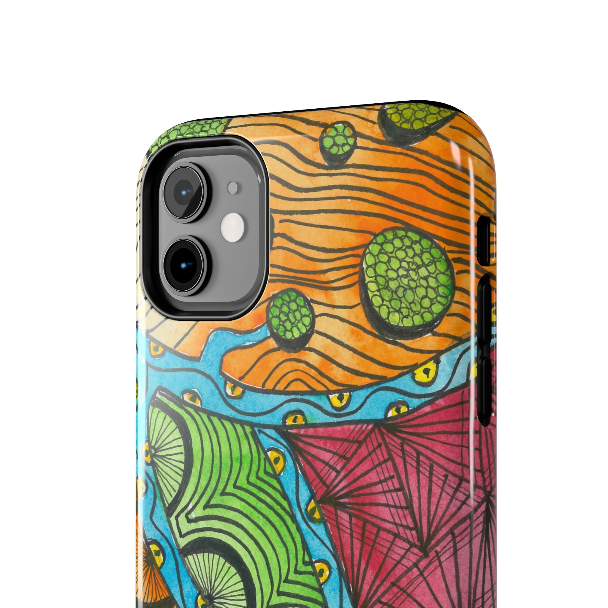 Tough Phone Case - All iPhones and Samsung Galaxys - Exciting Abstract Design #11 Today's The Day