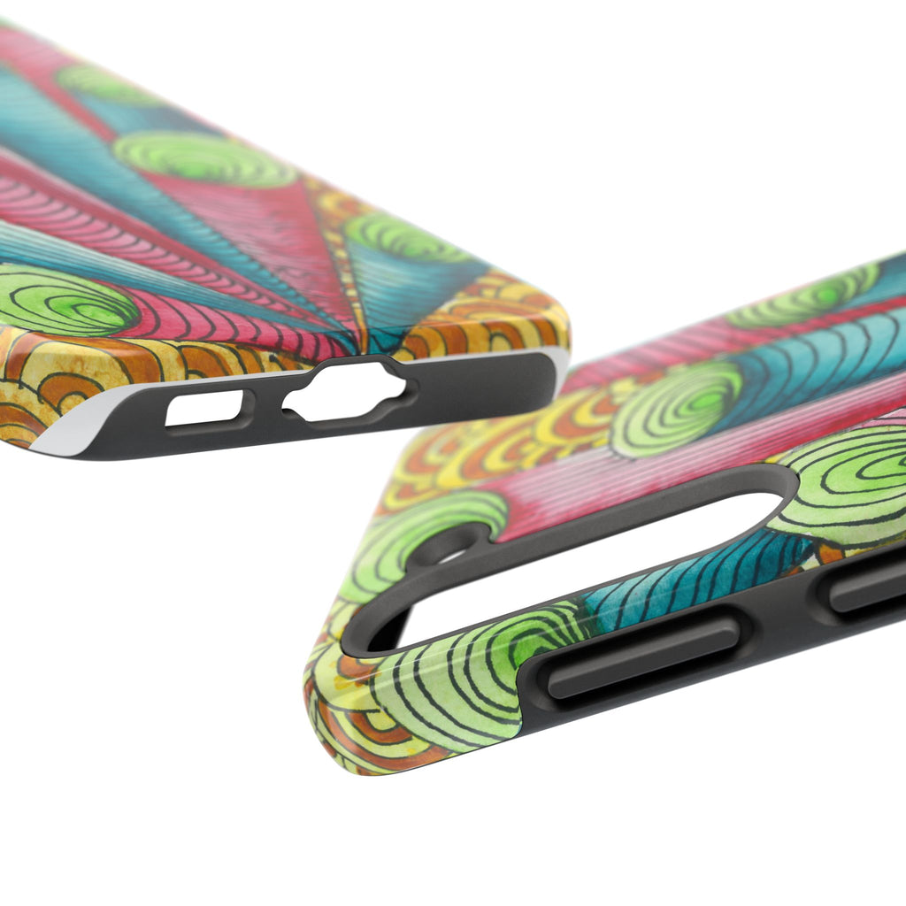 Tough Phone Case - All iPhones and Samsung Galaxys - Exciting Abstract Design #93 On A Mission