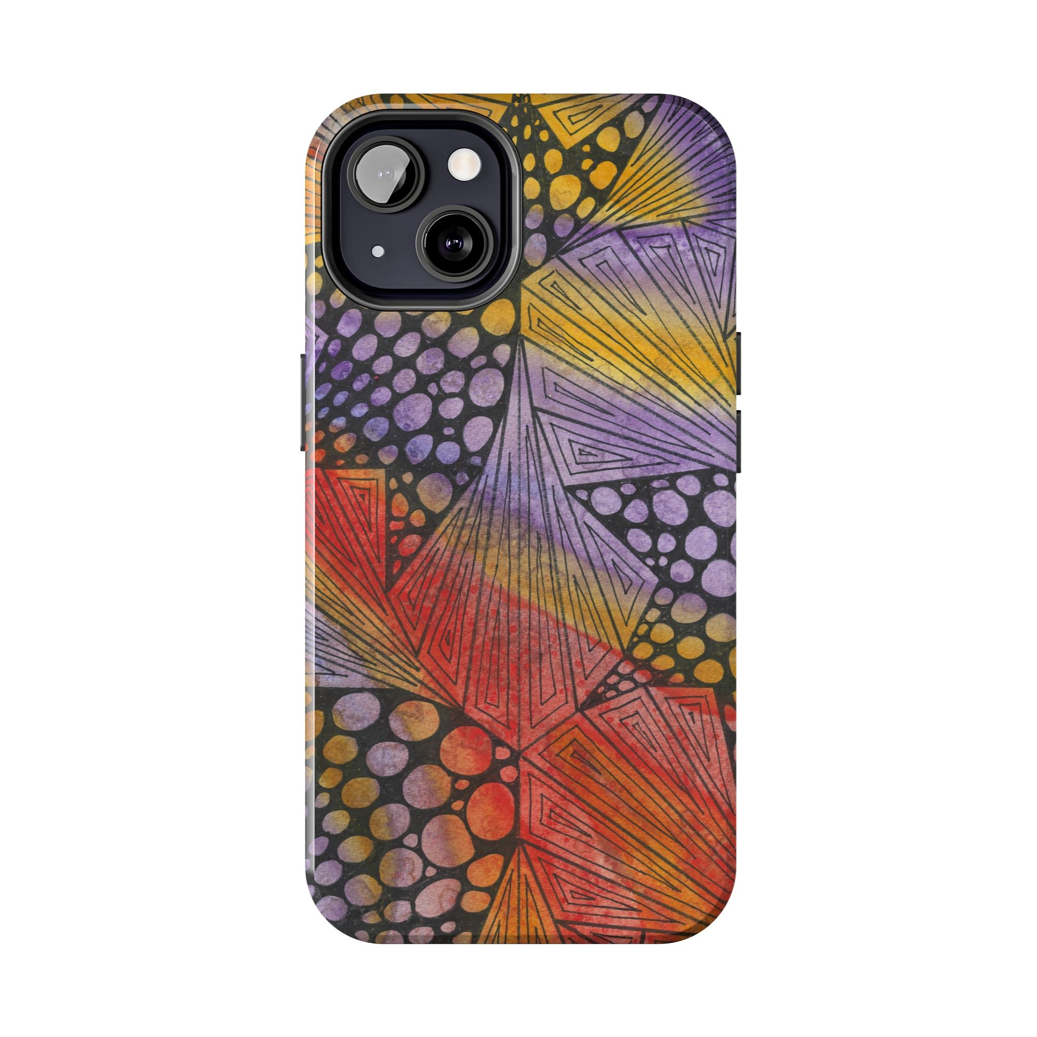 Tough Phone Case - All iPhones and Samsung Galaxys - Exciting Abstract Design #82 Fighting Delusions
