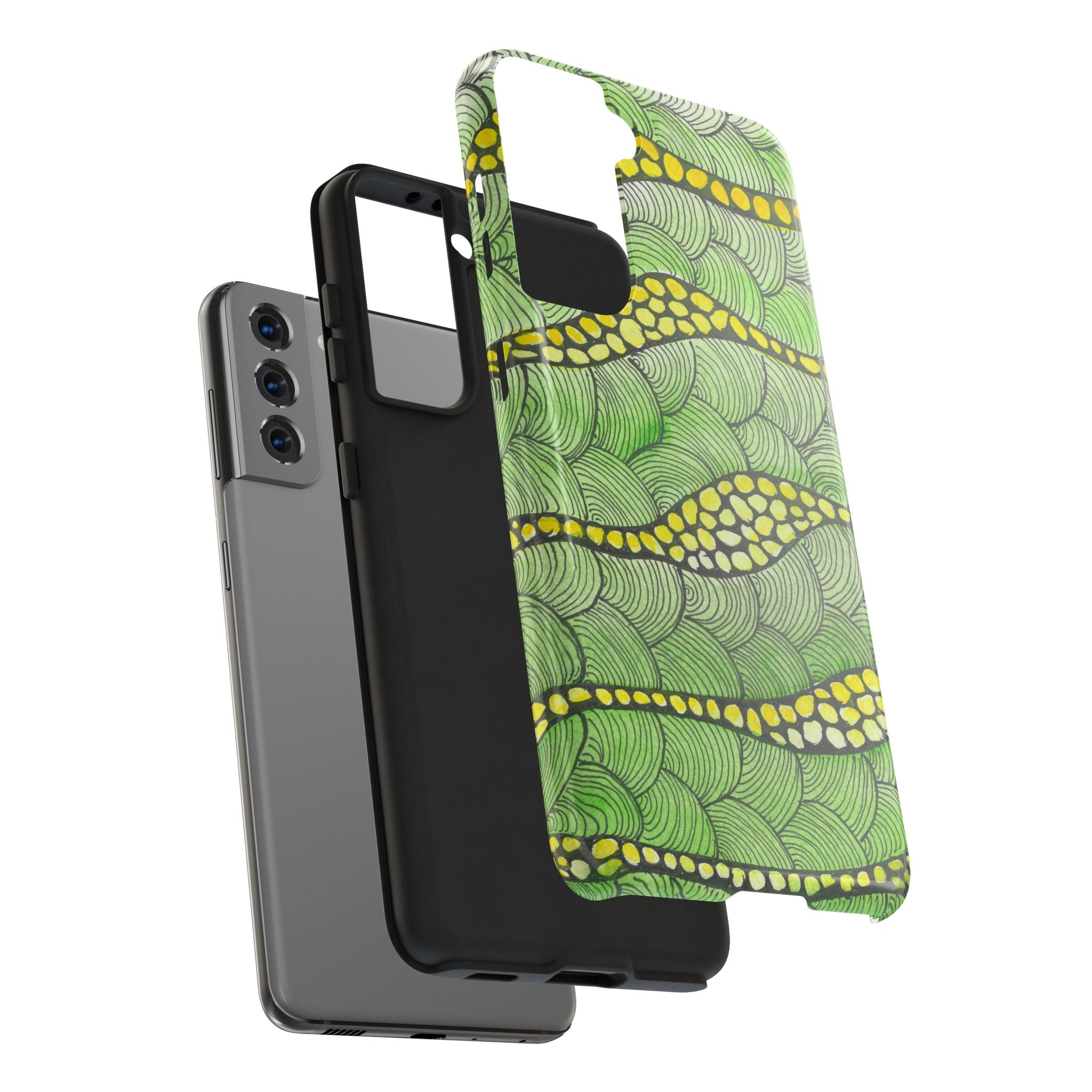 Tough Phone Case - All iPhones and Samsung Galaxys - Exciting Abstract Design #13 Watcha Thinking