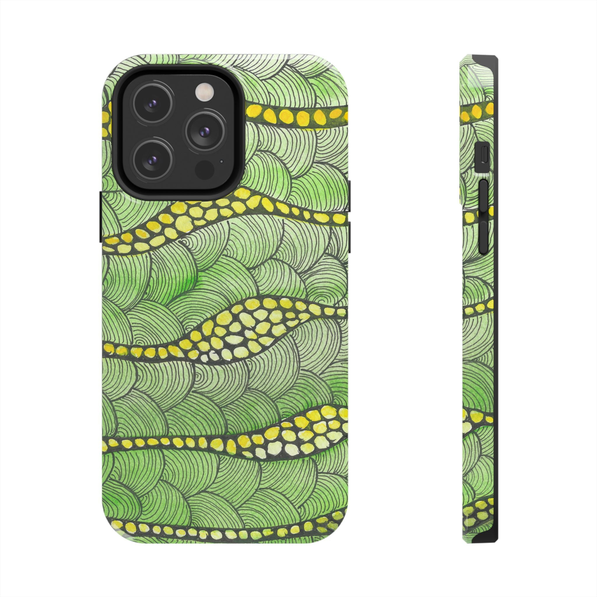 Tough Phone Case - All iPhones and Samsung Galaxys - Exciting Abstract Design #13 Watcha Thinking