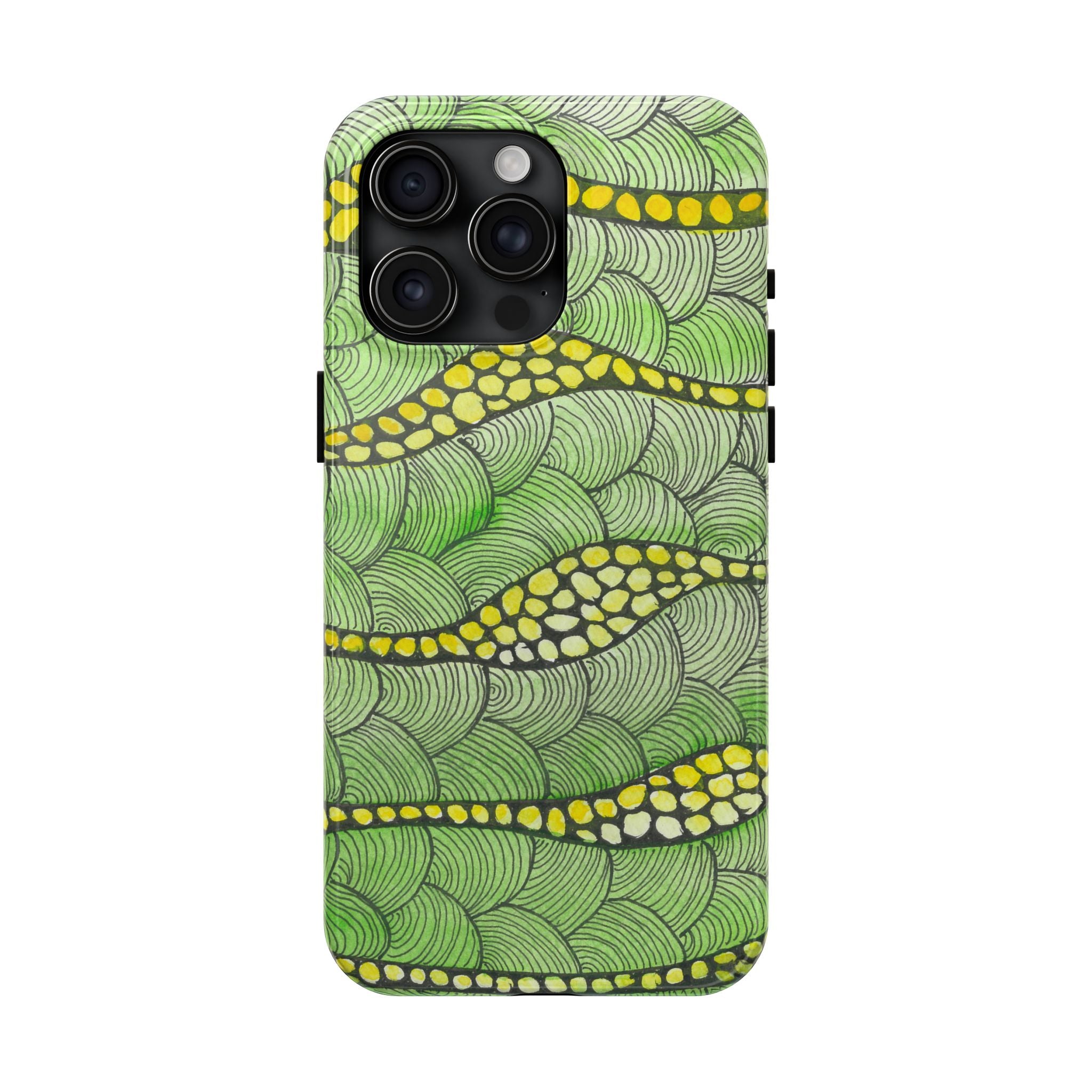 Tough Phone Case - All iPhones and Samsung Galaxys - Exciting Abstract Design #13 Watcha Thinking