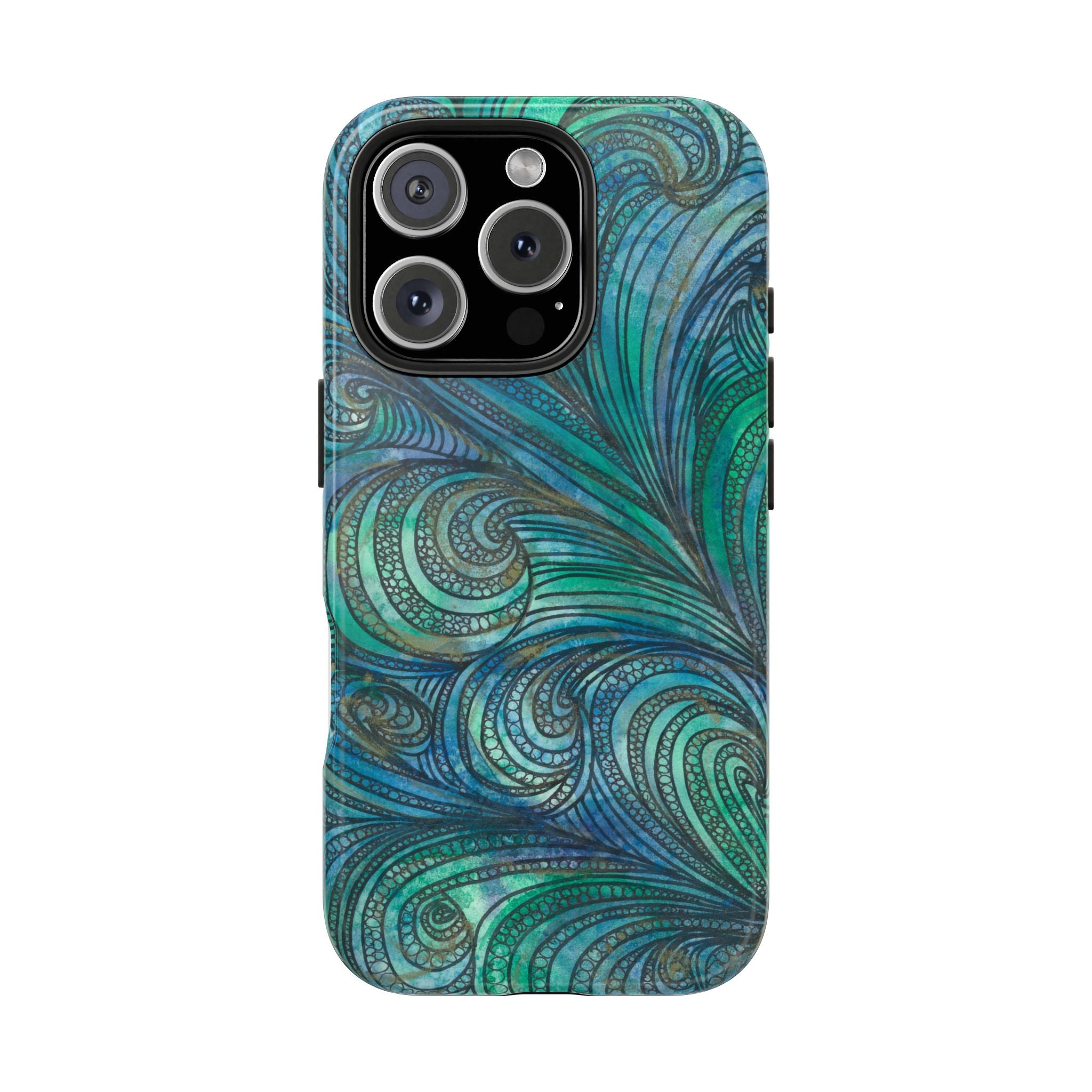 Tough Phone Case - All iPhones and Samsung Galaxys - Exciting Abstract Design #71 Call Of The Sea