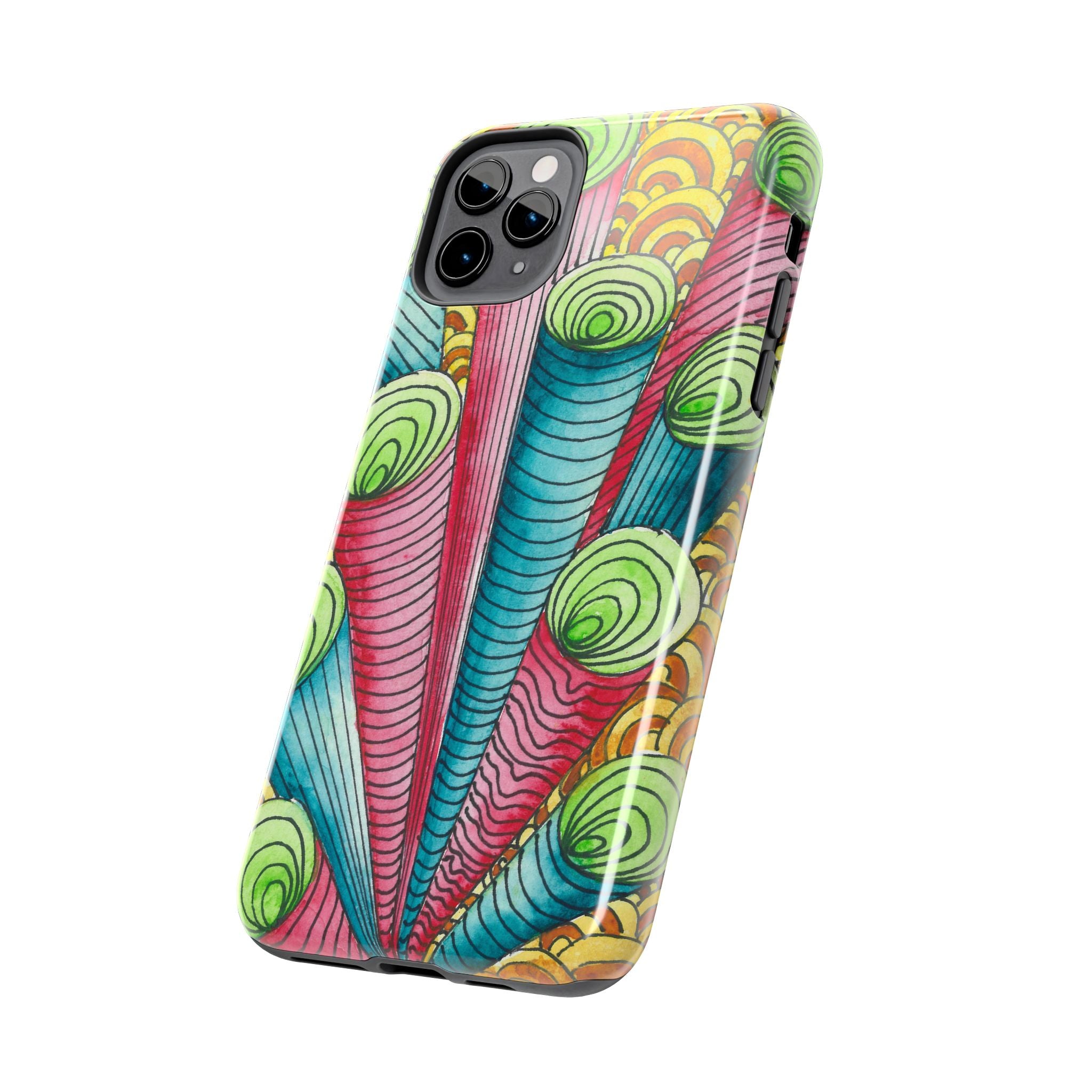 Tough Phone Case - All iPhones and Samsung Galaxys - Exciting Abstract Design #93 On A Mission