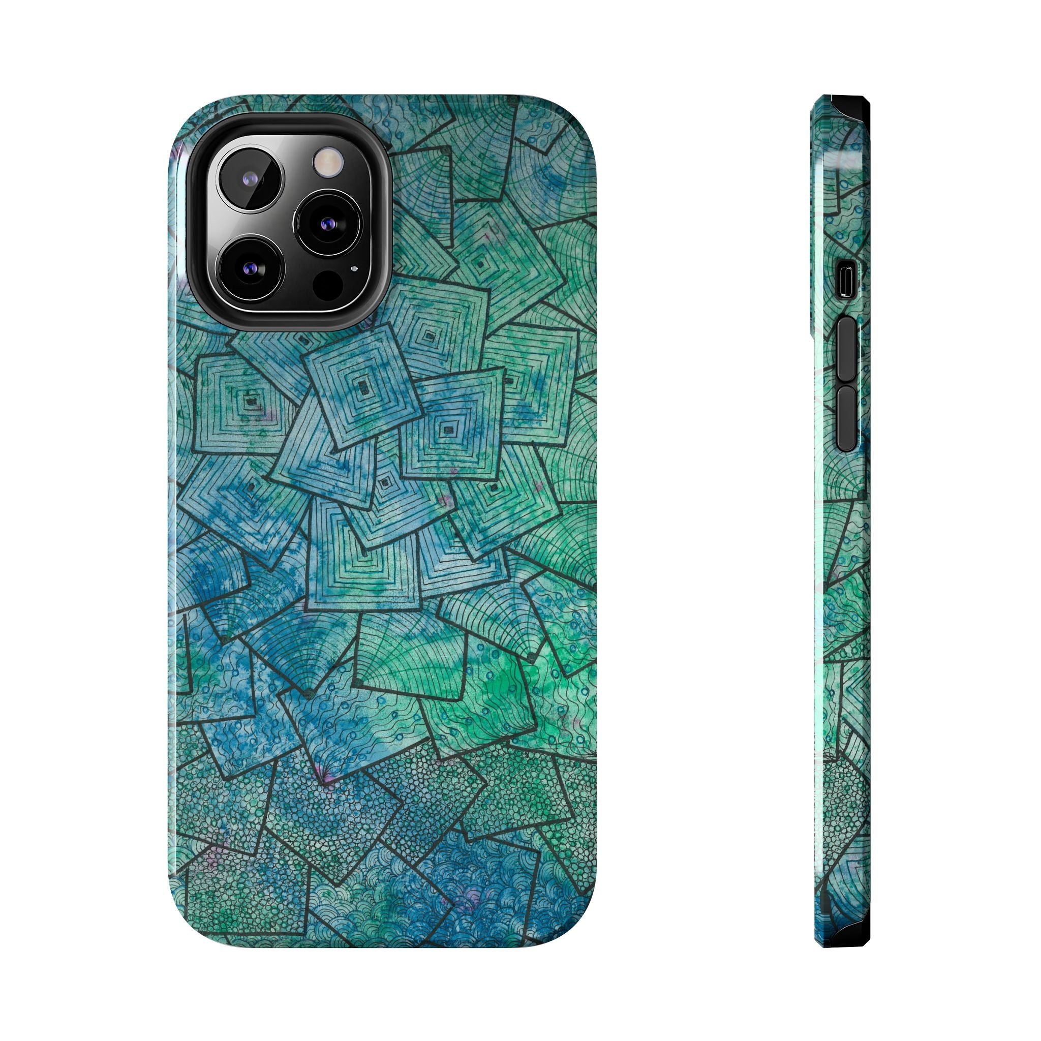 Tough Phone Case - All iPhones and Samsung Galaxys - Exciting Abstract Design #65 And The Answer Is