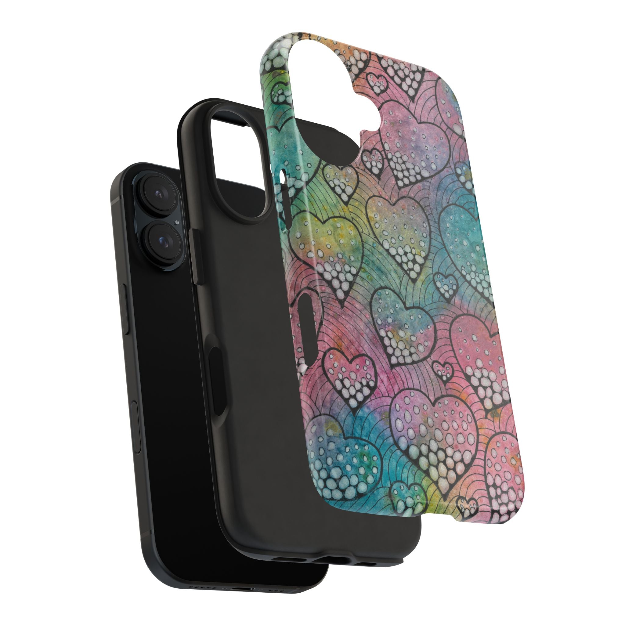 Tough Phone Case - All iPhones and Samsung Galaxys - Exciting Abstract Design #97 What's Love Got To Do With It