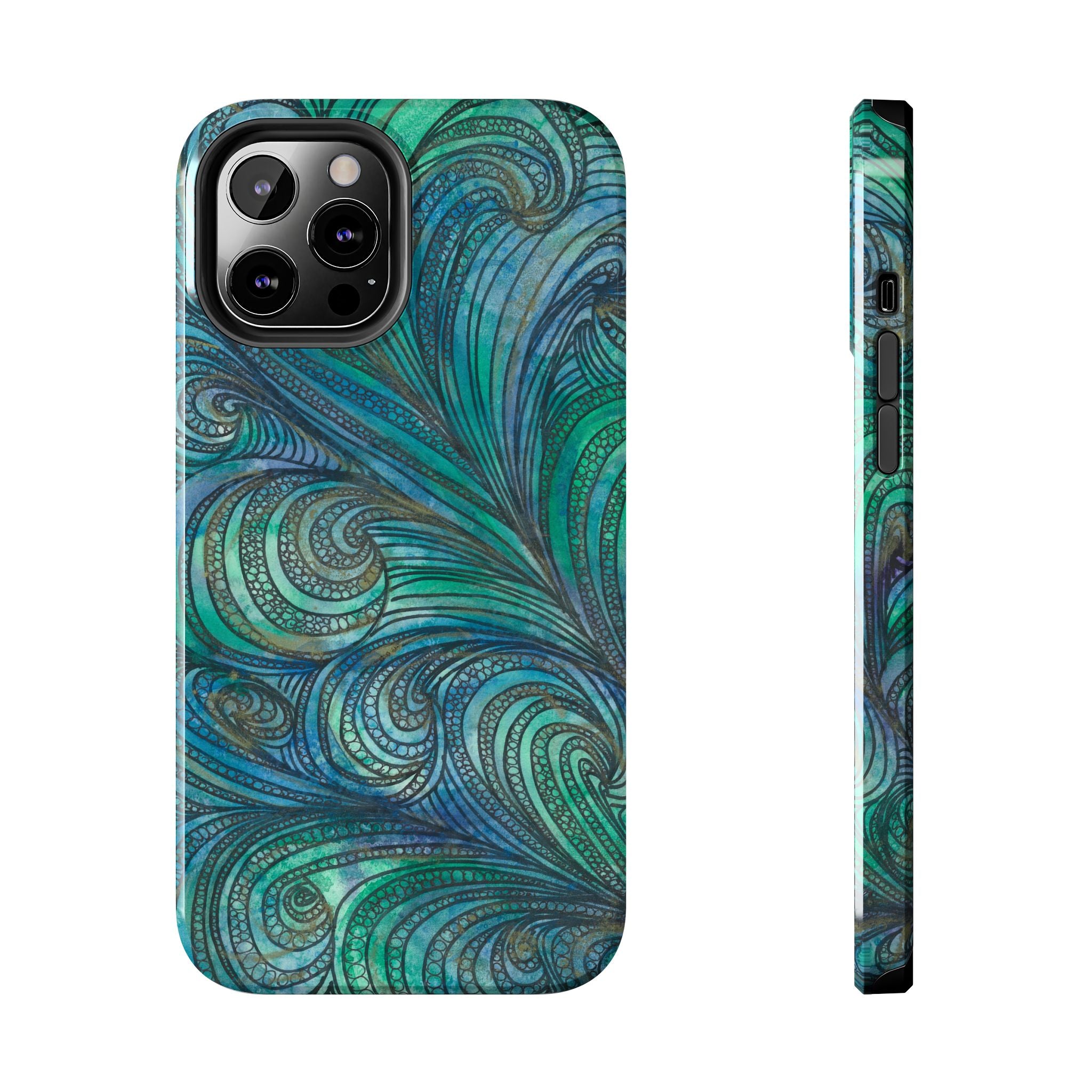 Tough Phone Case - All iPhones and Samsung Galaxys - Exciting Abstract Design #71 Call Of The Sea