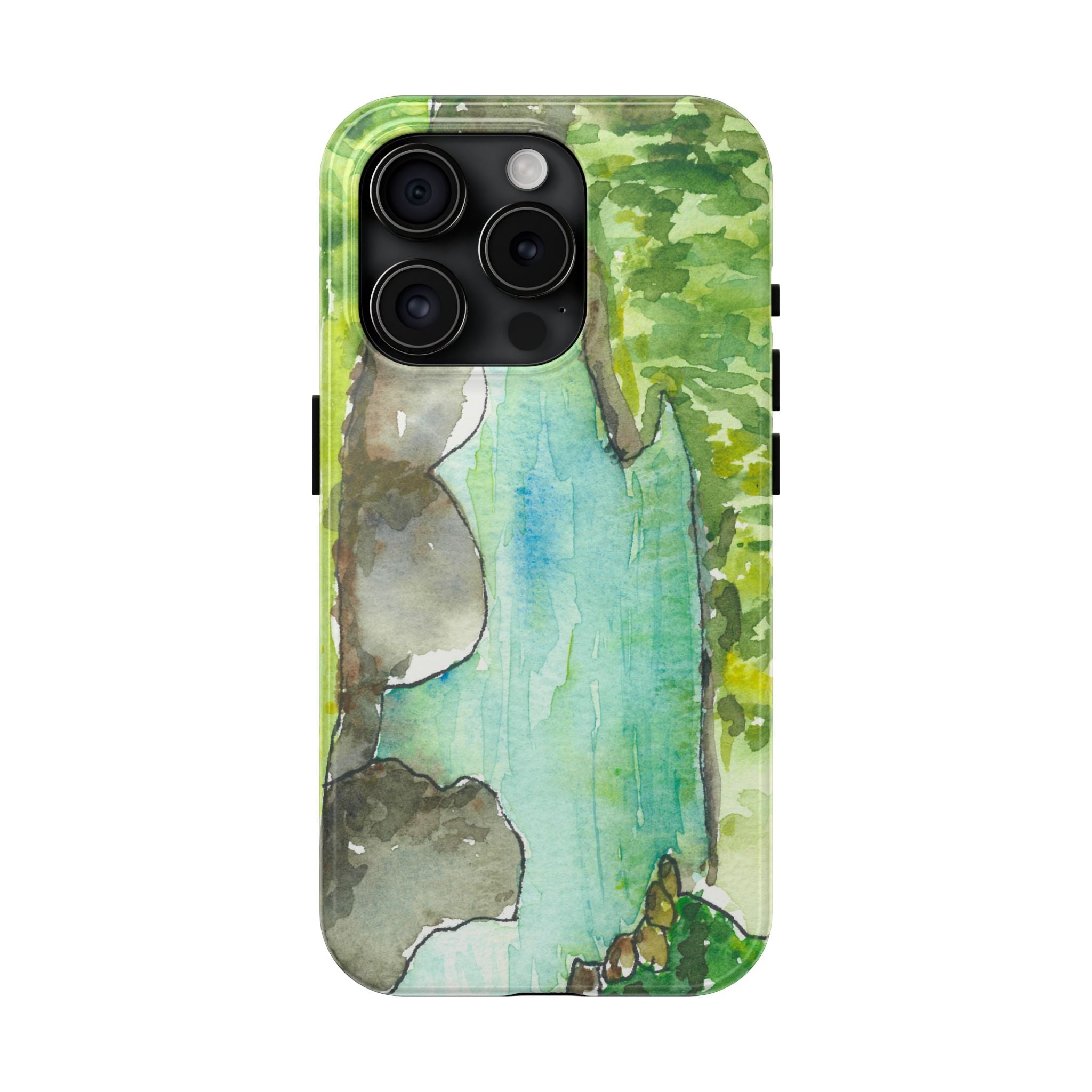 Tough Phone Case - All iPhones and Samsung Galaxys - Exciting Abstract Design #88 Tara River - Montenegro