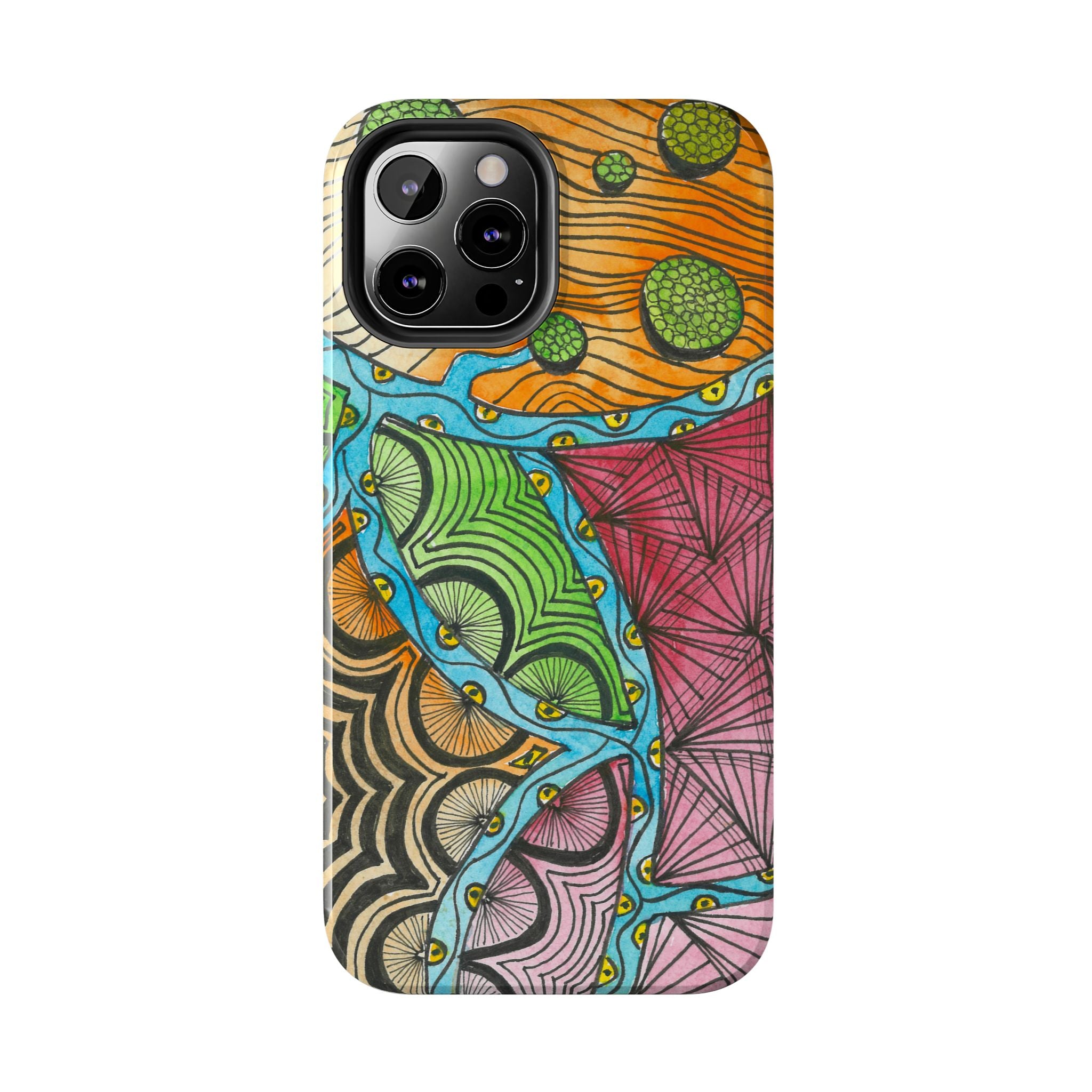 Tough Phone Case - All iPhones and Samsung Galaxys - Exciting Abstract Design #11 Today's The Day