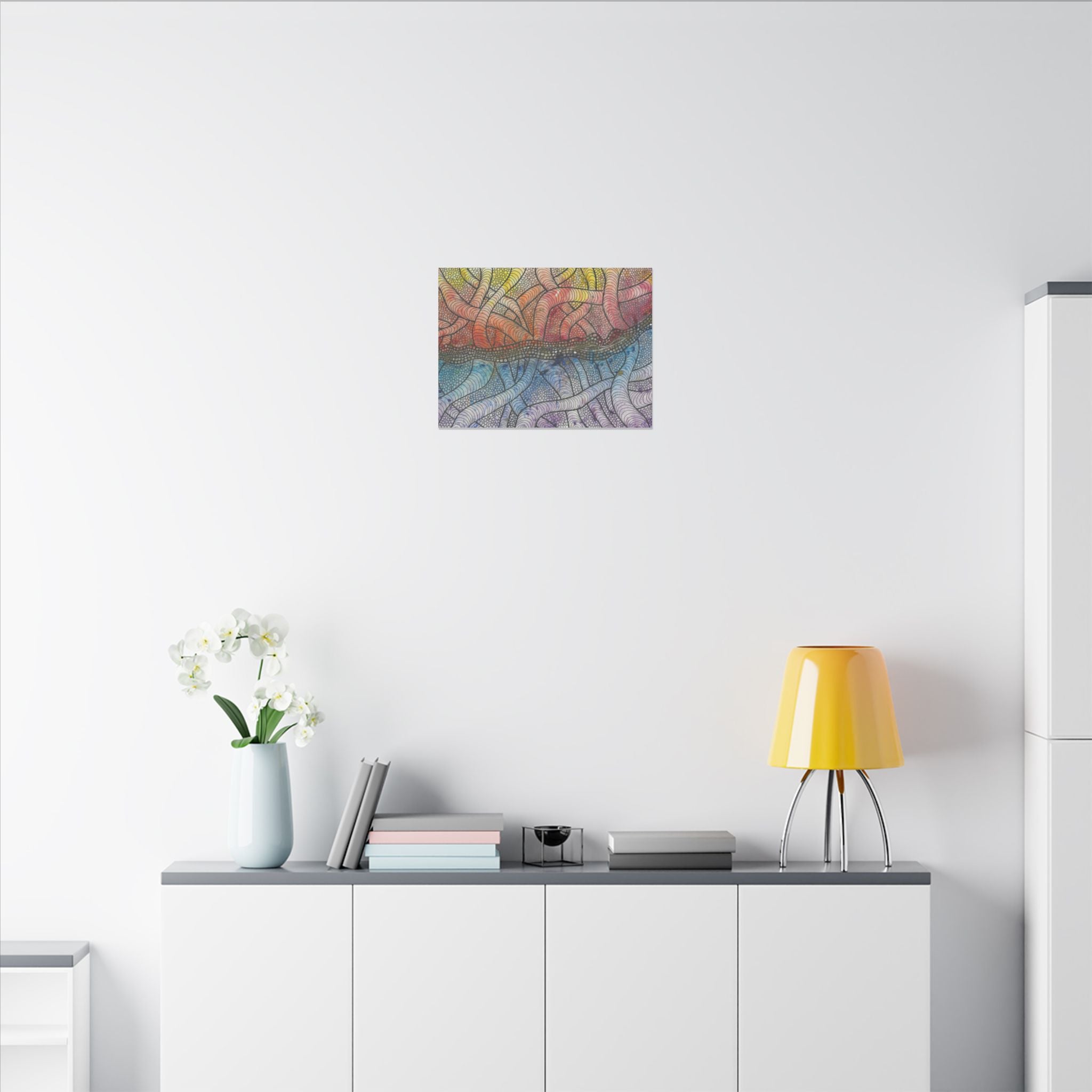 Large Colourful Wall Art, Canvas Prints, For Office, Bedroom or Living Room, or Special Gift #72 After The End