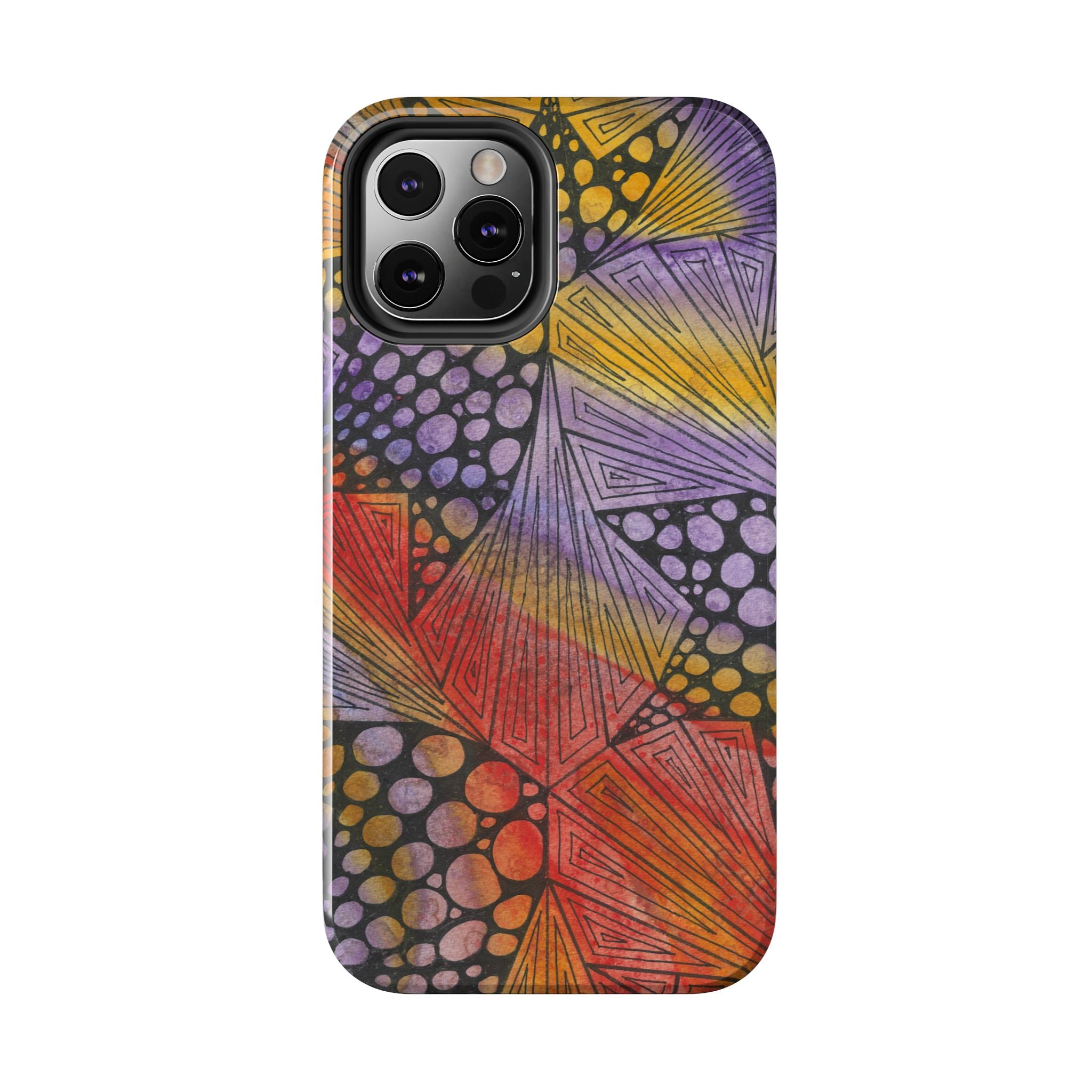 Tough Phone Case - All iPhones and Samsung Galaxys - Exciting Abstract Design #82 Fighting Delusions