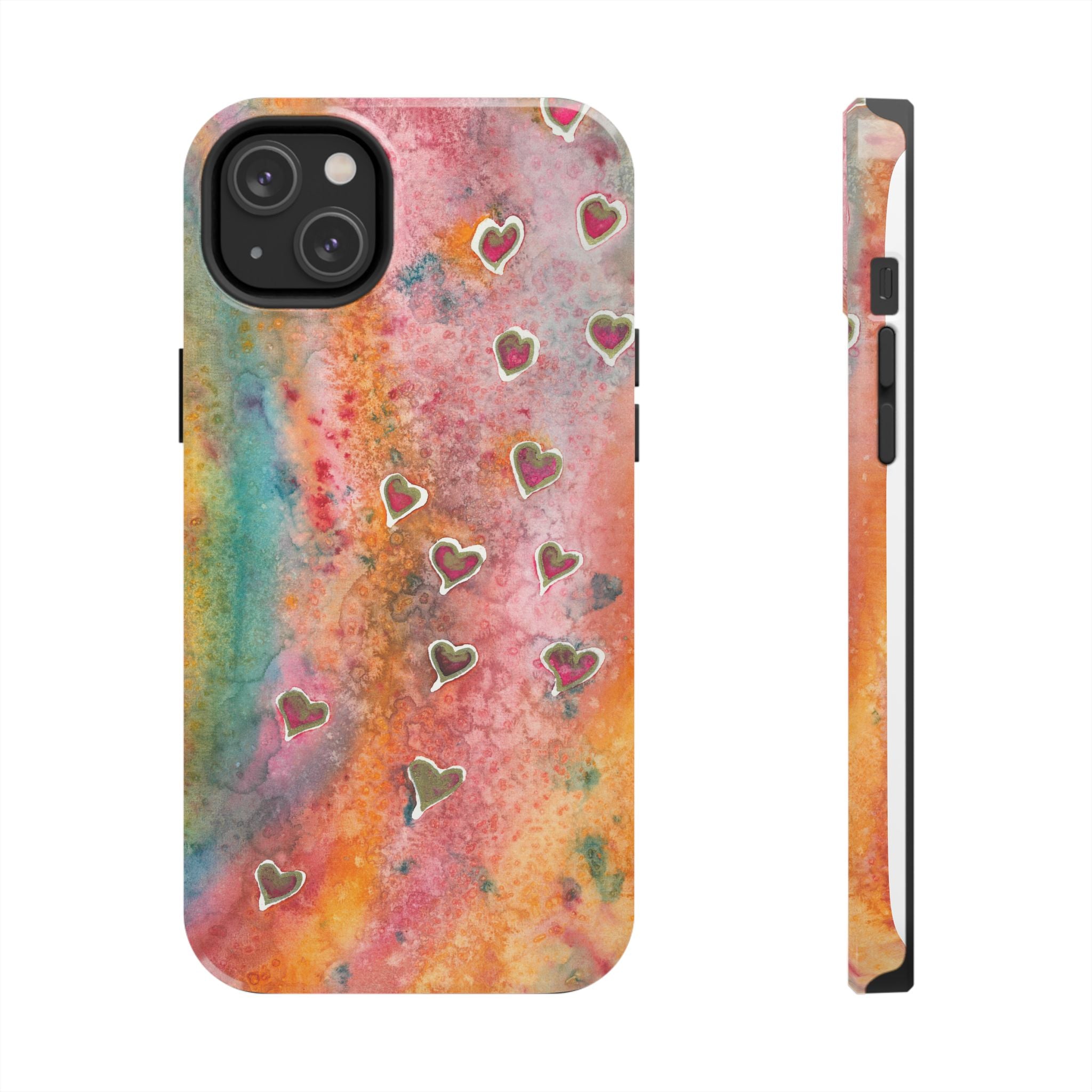 Tough Phone Case - All iPhones and Samsung Galaxys - Exciting Abstract Design #96 Love, Friendship, integrity