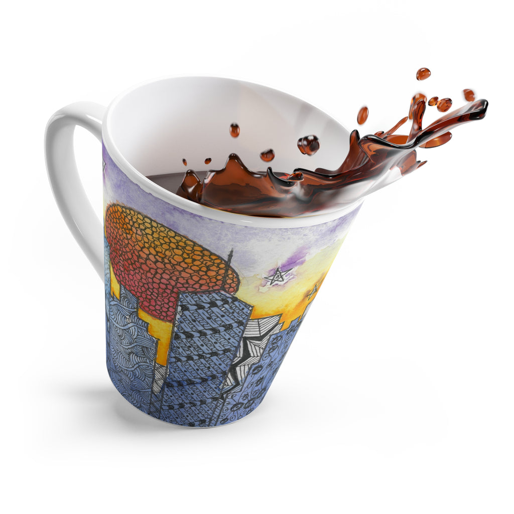 Coffee Mugs and Cups. Colourful Abstract Designs. Perfect for Home, Office or Special Gift #5 In The Shadows