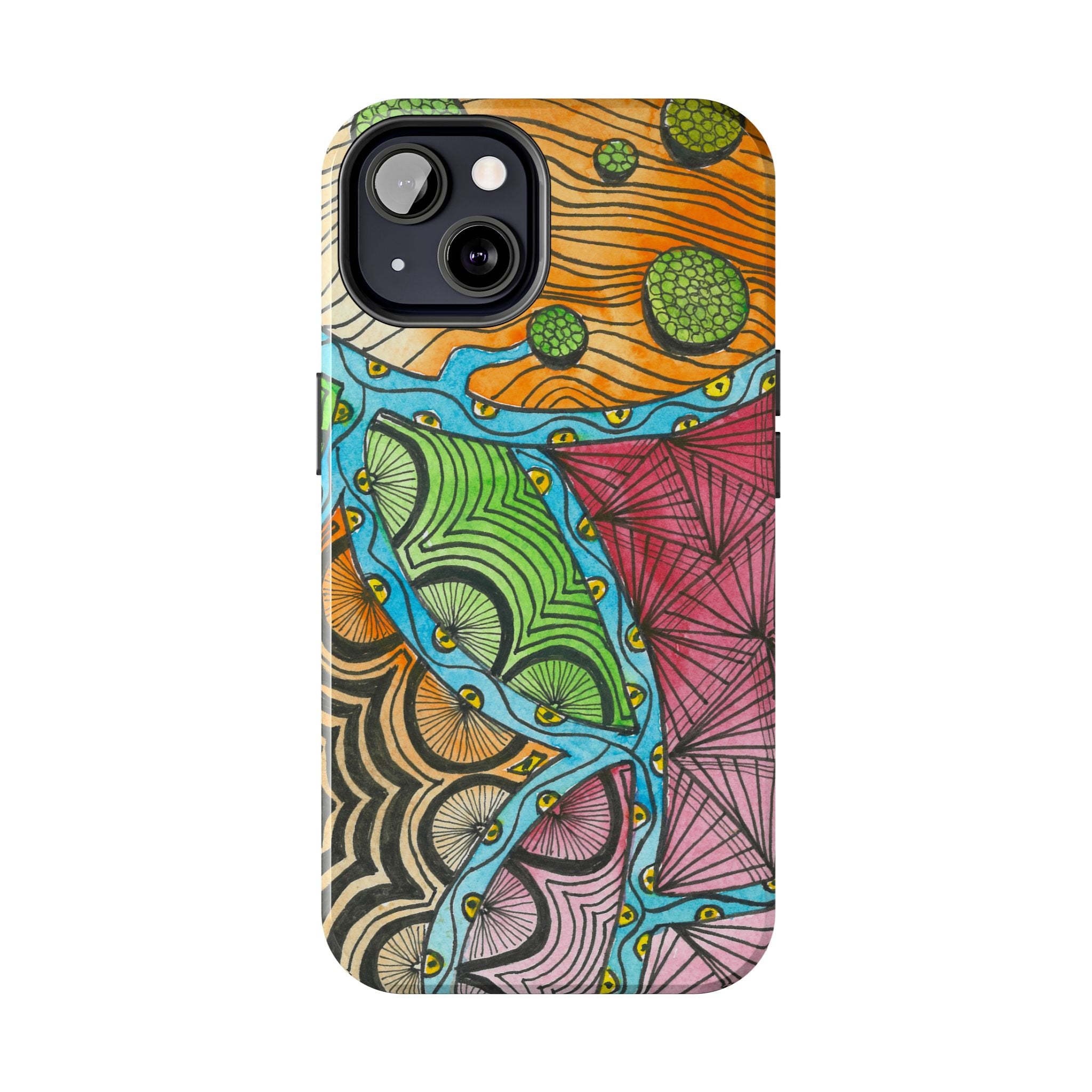 Tough Phone Case - All iPhones and Samsung Galaxys - Exciting Abstract Design #11 Today's The Day
