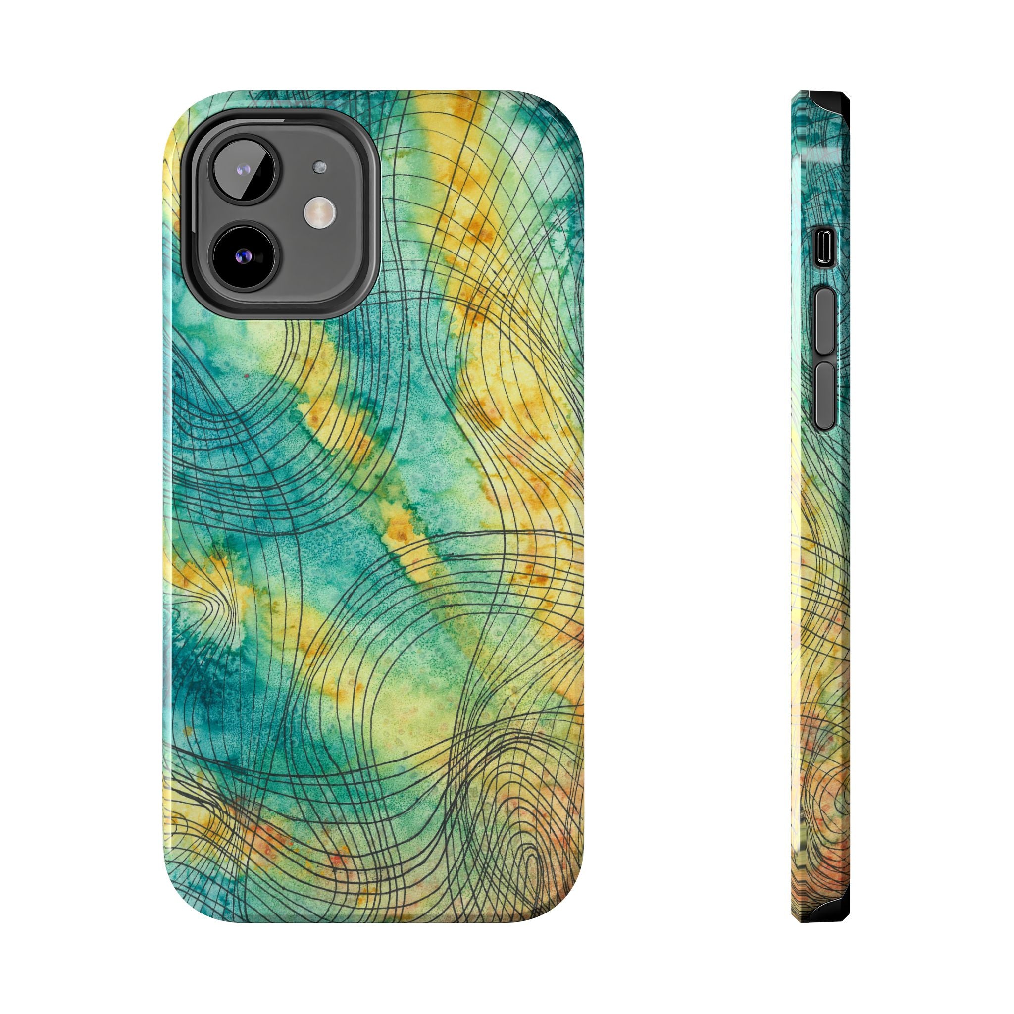 Tough Phone Case - All iPhones and Samsung Galaxys - Exciting Abstract Design #81 The Only Way Is Up