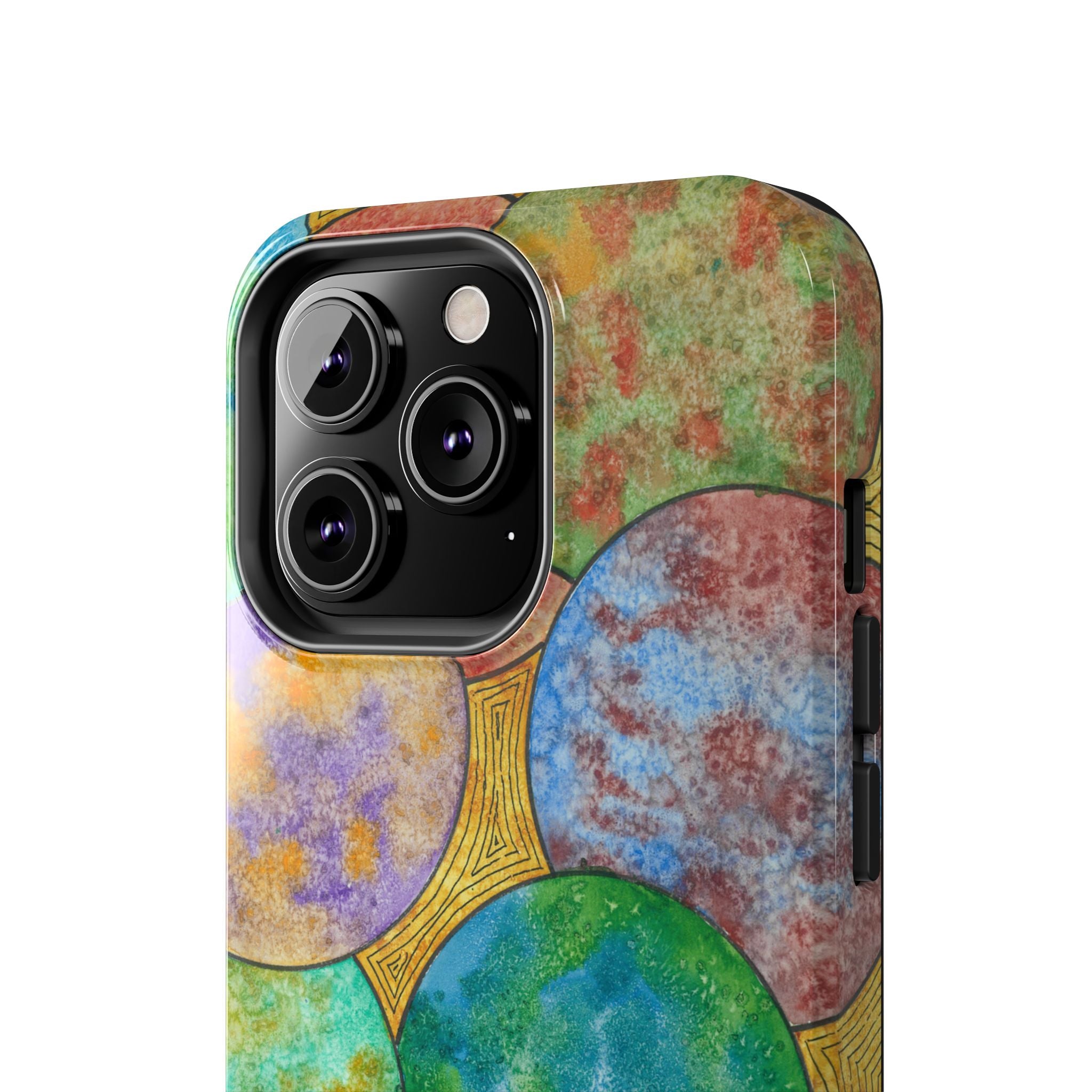 Tough Phone Case - All iPhones and Samsung Galaxys - Exciting Abstract Design #61 Worlds Apart