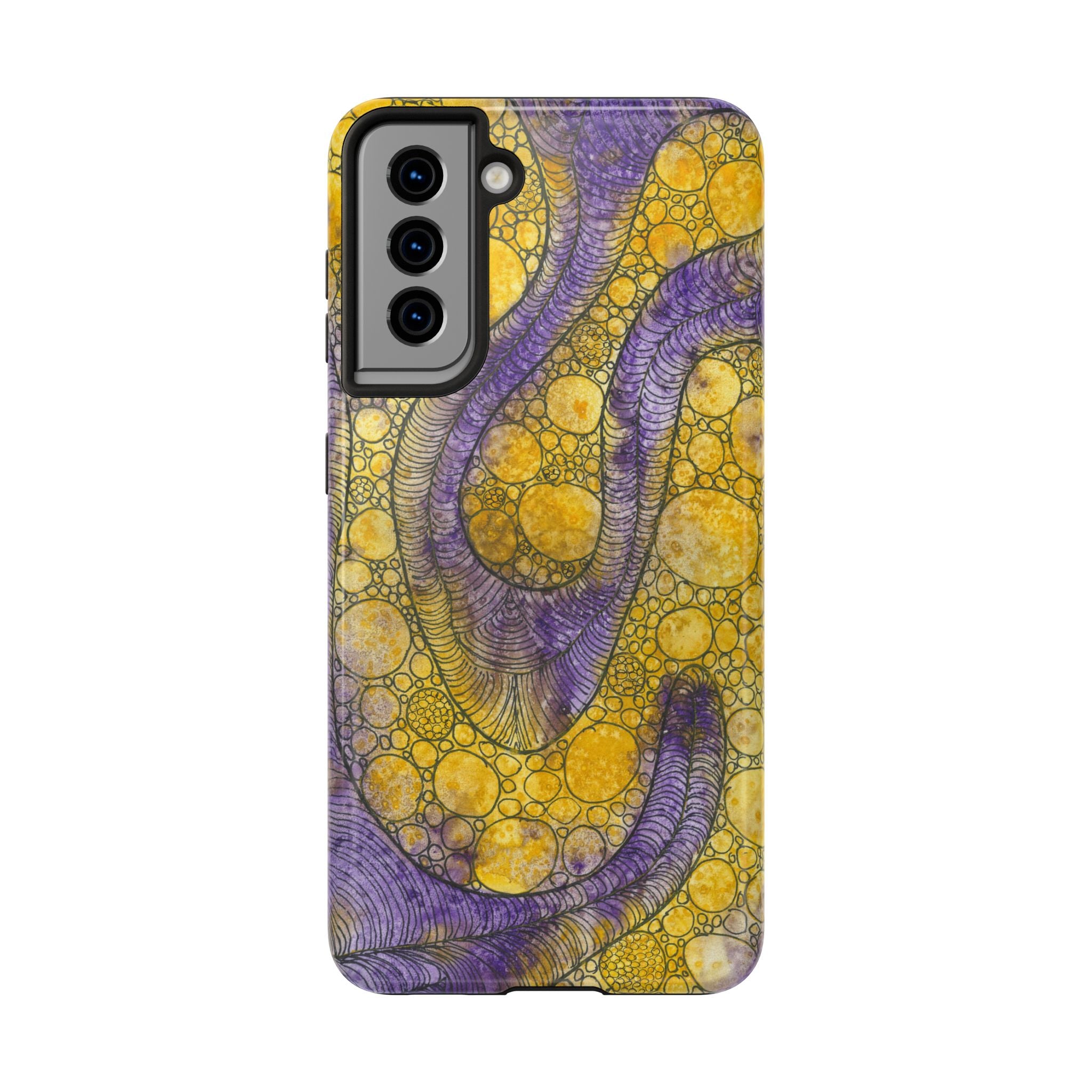 Tough Phone Case - All iPhones and Samsung Galaxys - Exciting Abstract Design #64 Is Now A Good Time?