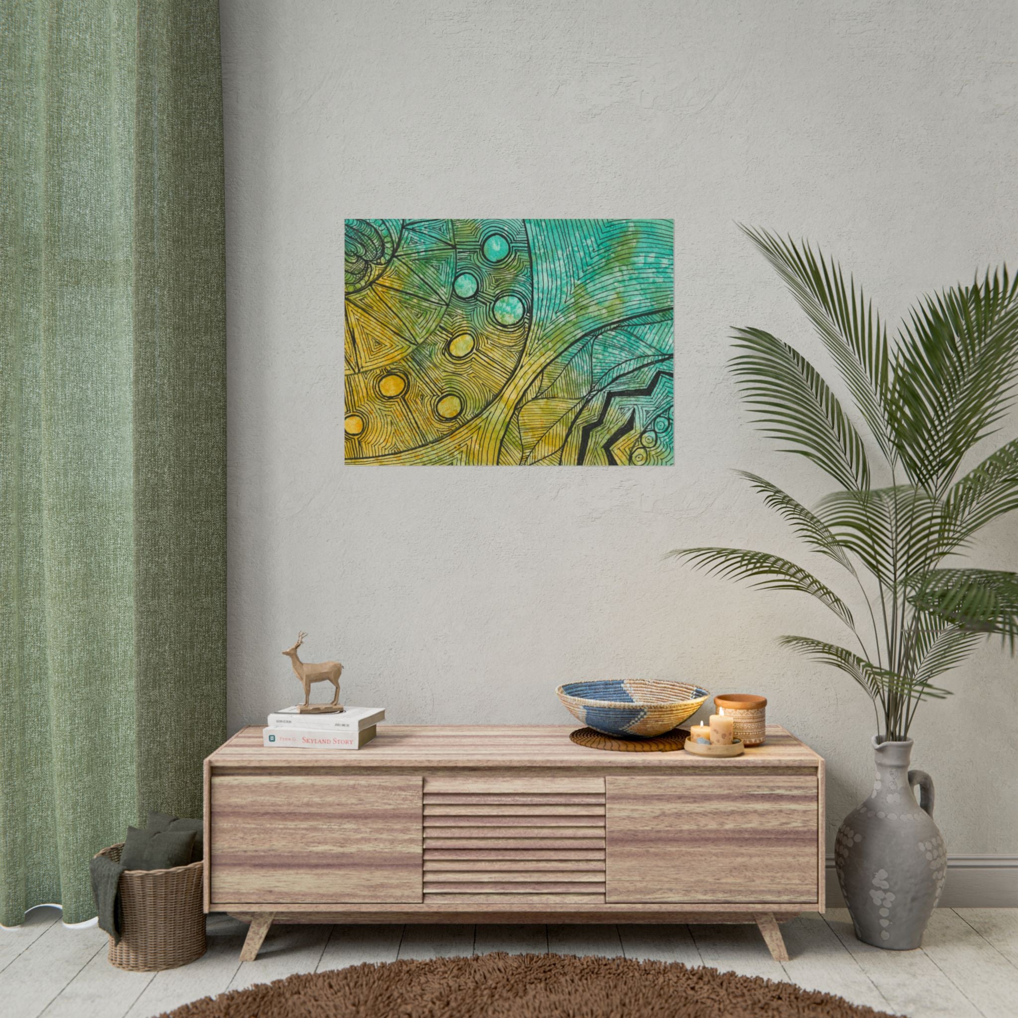 Large Colourful Wall Art, Posters & Prints, For Office, Bedroom or Living Room, or Special Gift #27 Come What May
